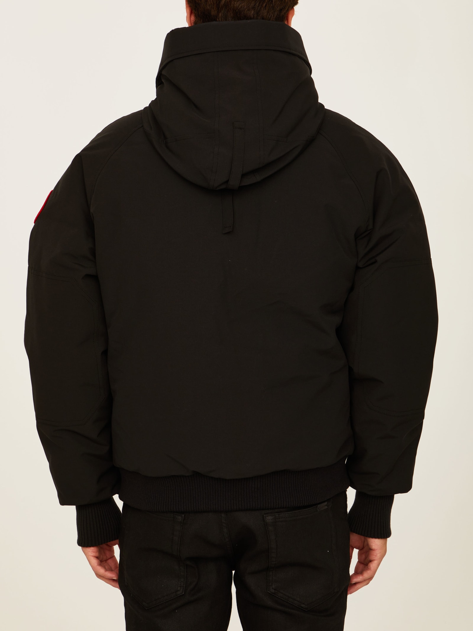 Shop Canada Goose Chilliwack Bomber Jacket In Black