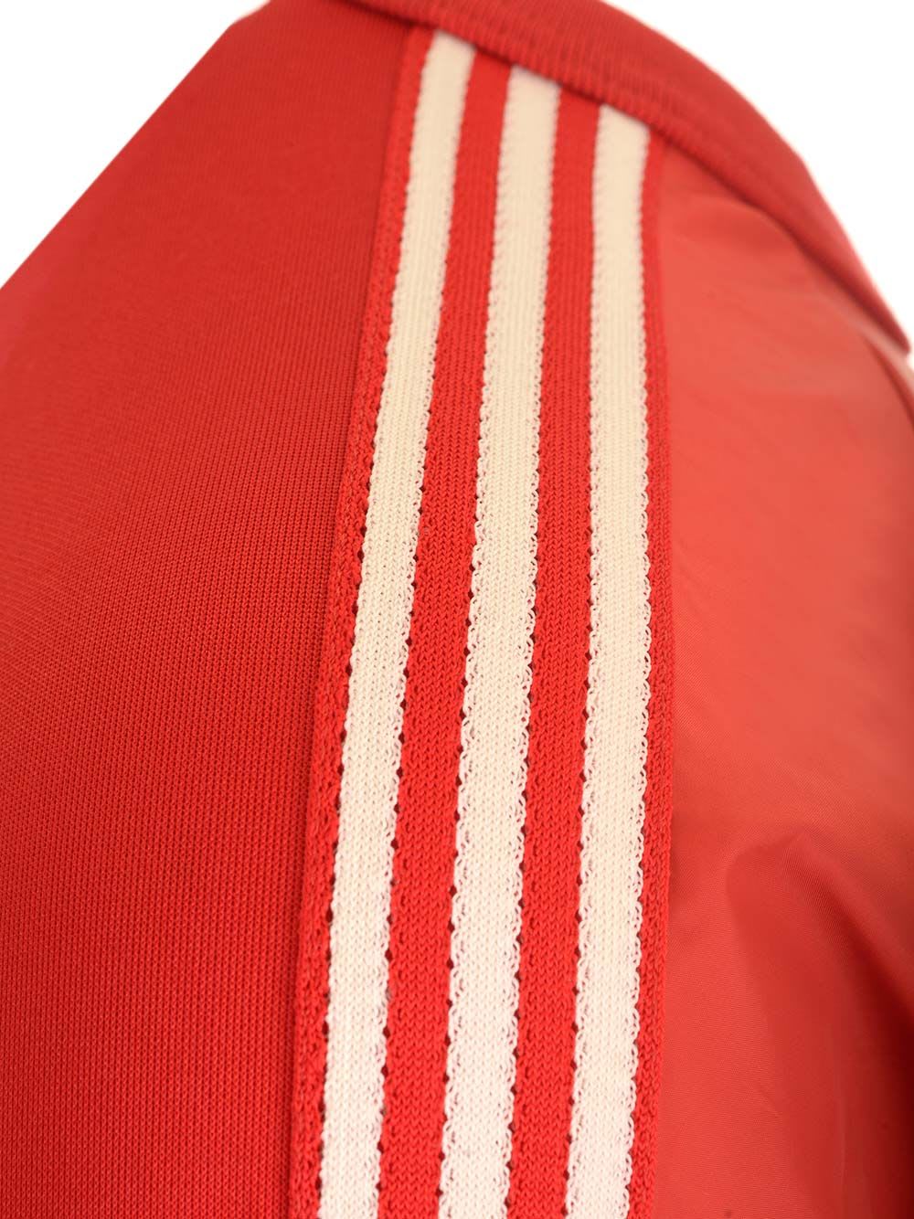 Adidas Originals By Wales Bonner Wales Bonner Nylon Crew Shirt In Better Scarlet