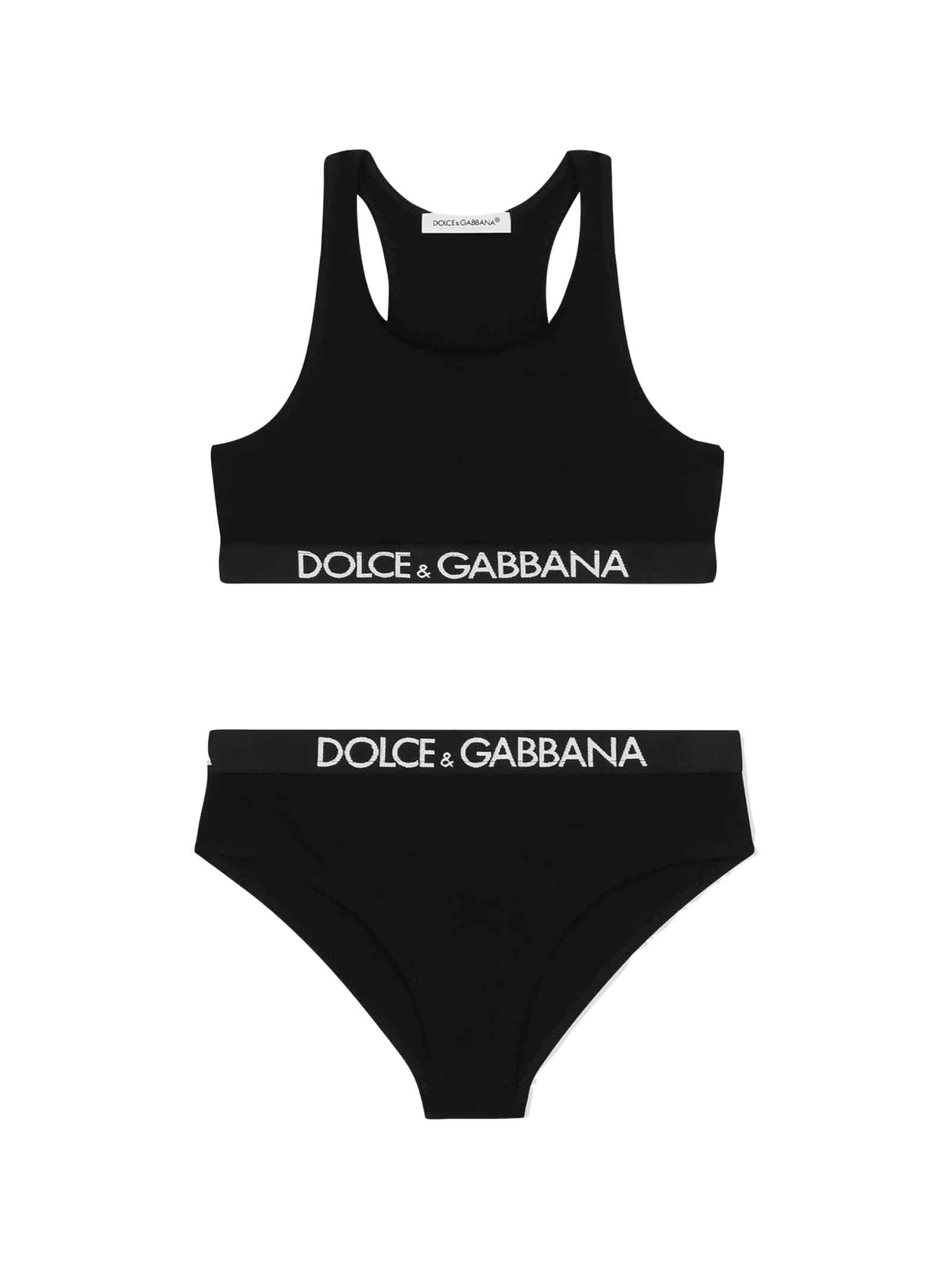Dolce & Gabbana Black Underwear Girl