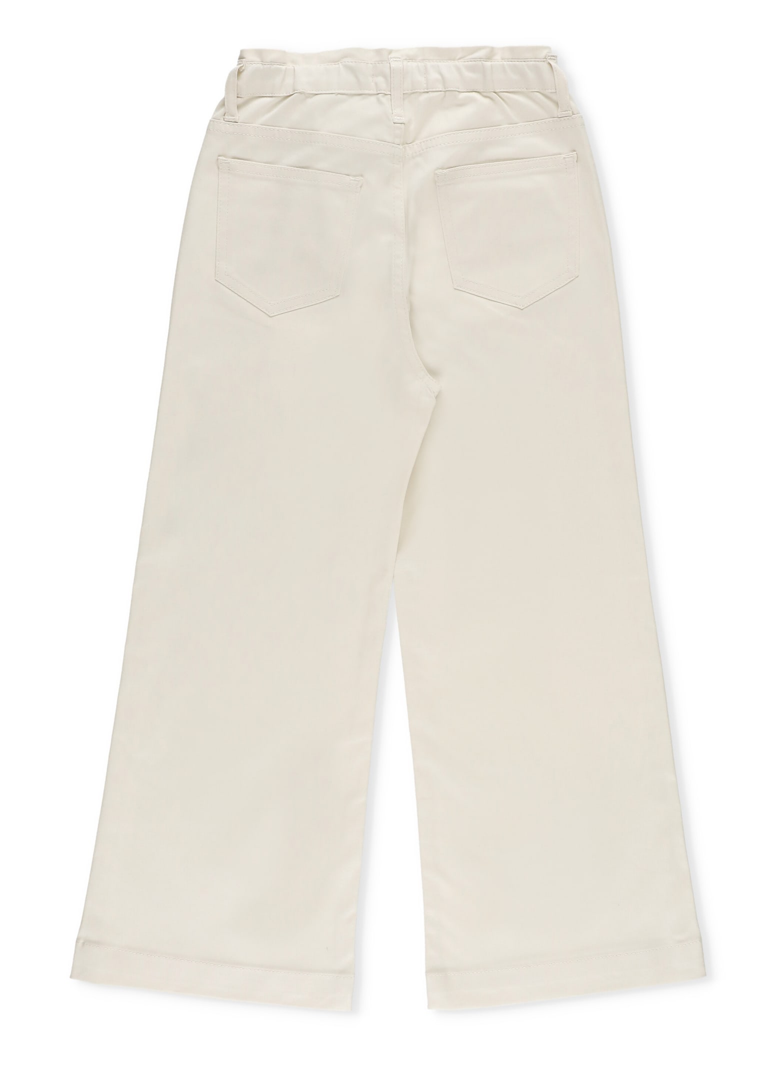 Shop Golden Goose Cotton Jeans In Ivory