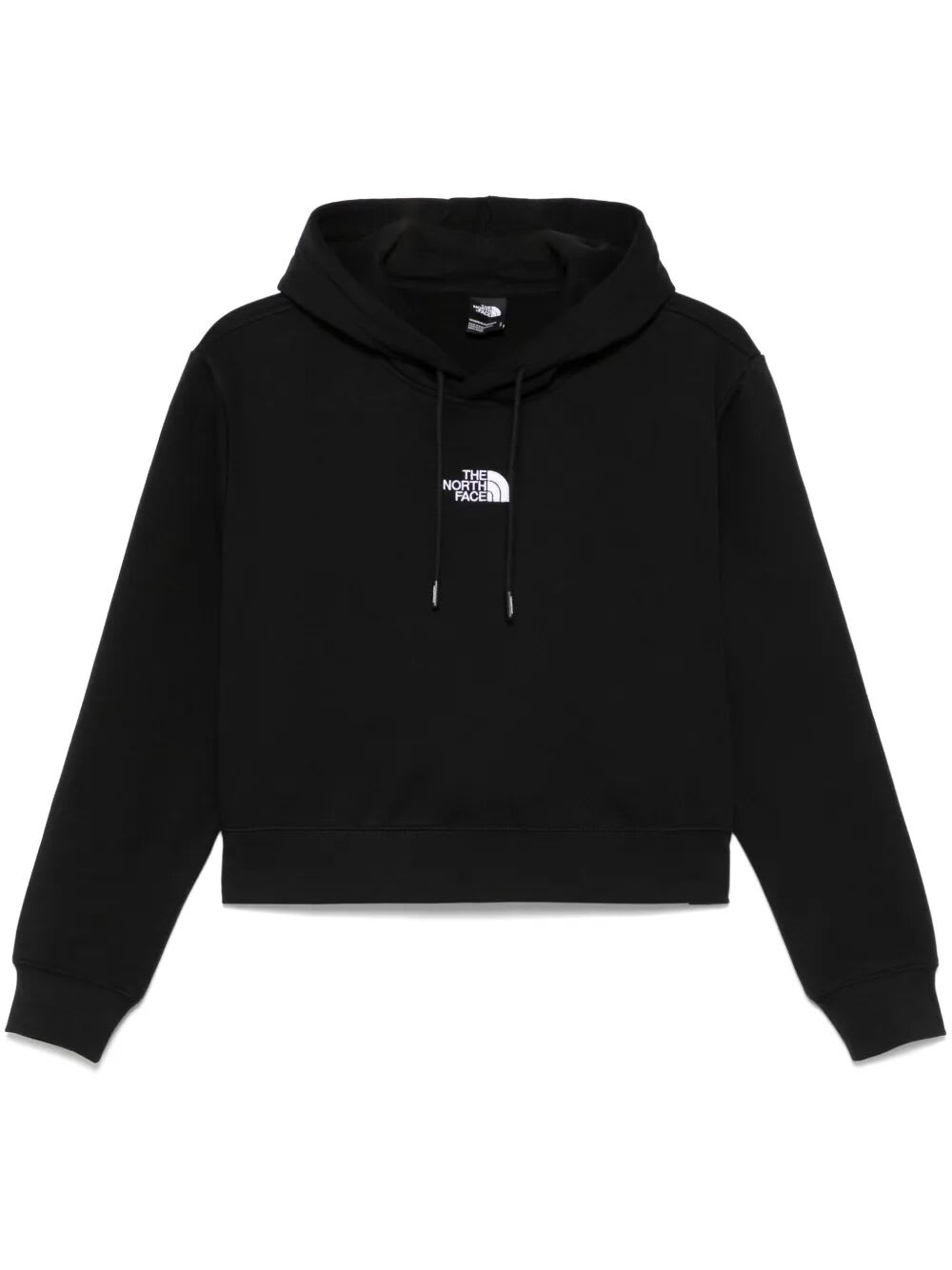 The North Face W Essential Crop Hoodie In Black