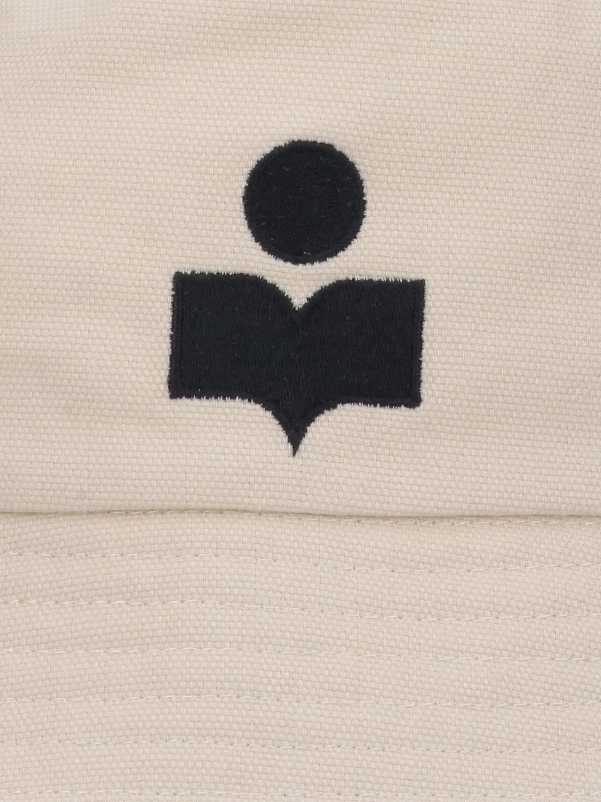 Shop Isabel Marant Logo Bucket Hat In Crema