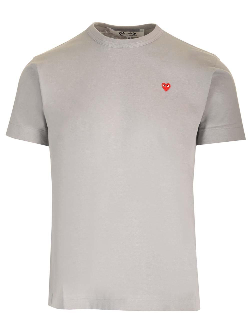 Comme des Garçons Play Heart Embroidered Crewneck T-shirt