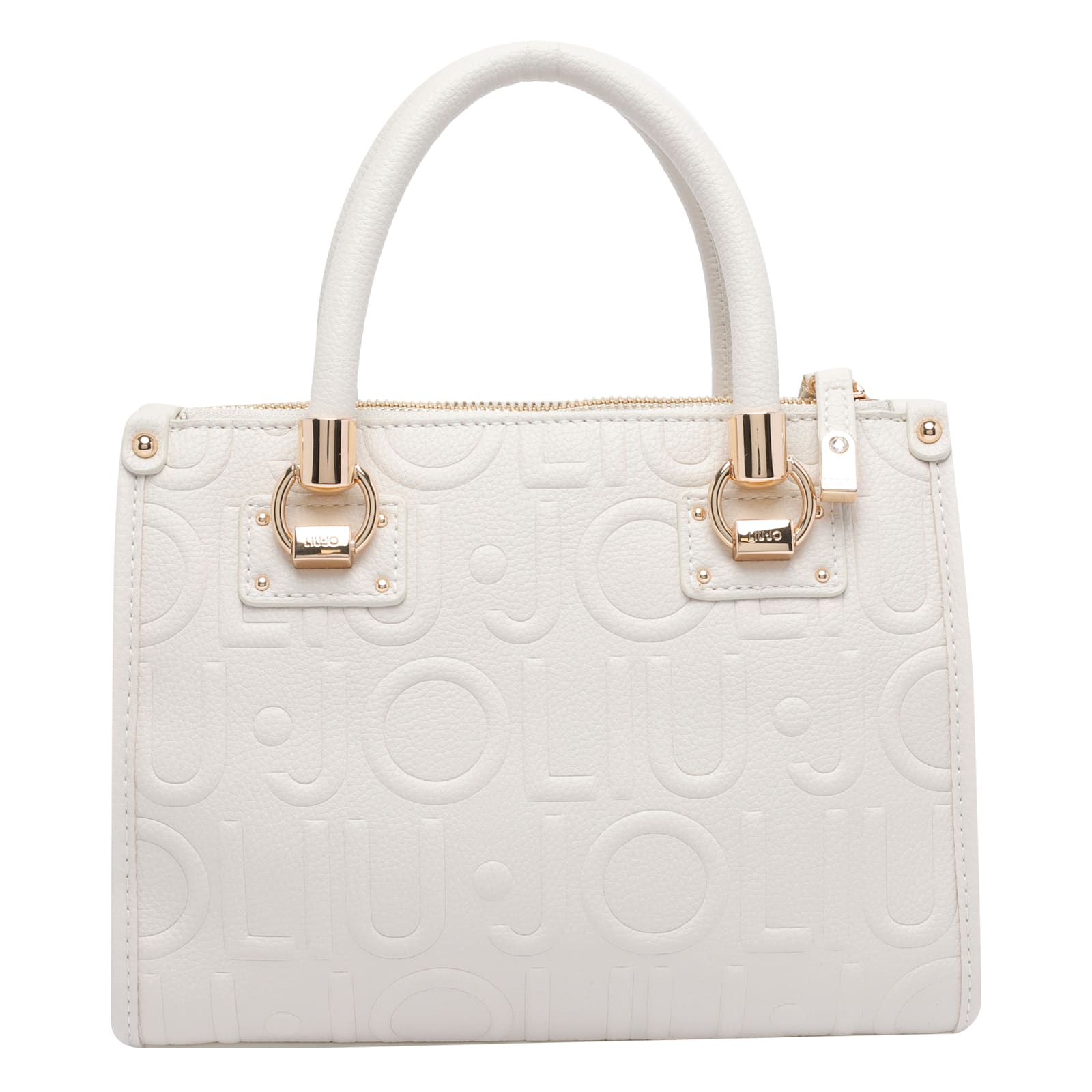 Liu •jo Logo-embossed Tote Bag In White