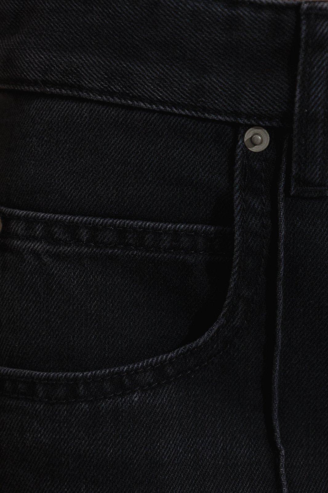 Shop Isabel Marant Noldy Logo-patch Jeans In Black