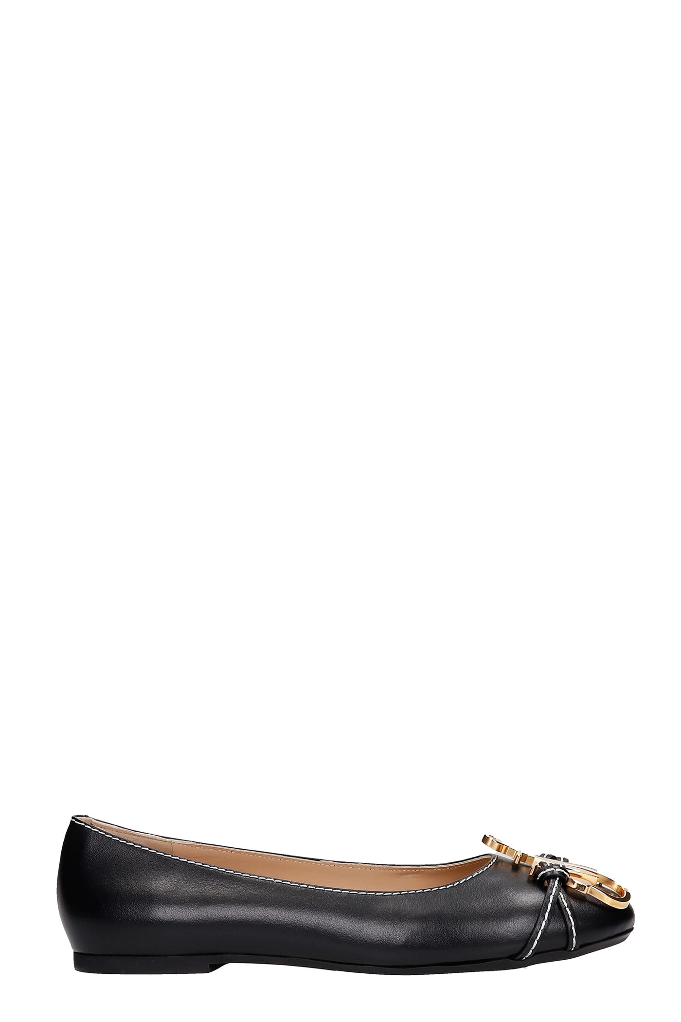 J.W. Anderson Ballet Flats In Black Leather
