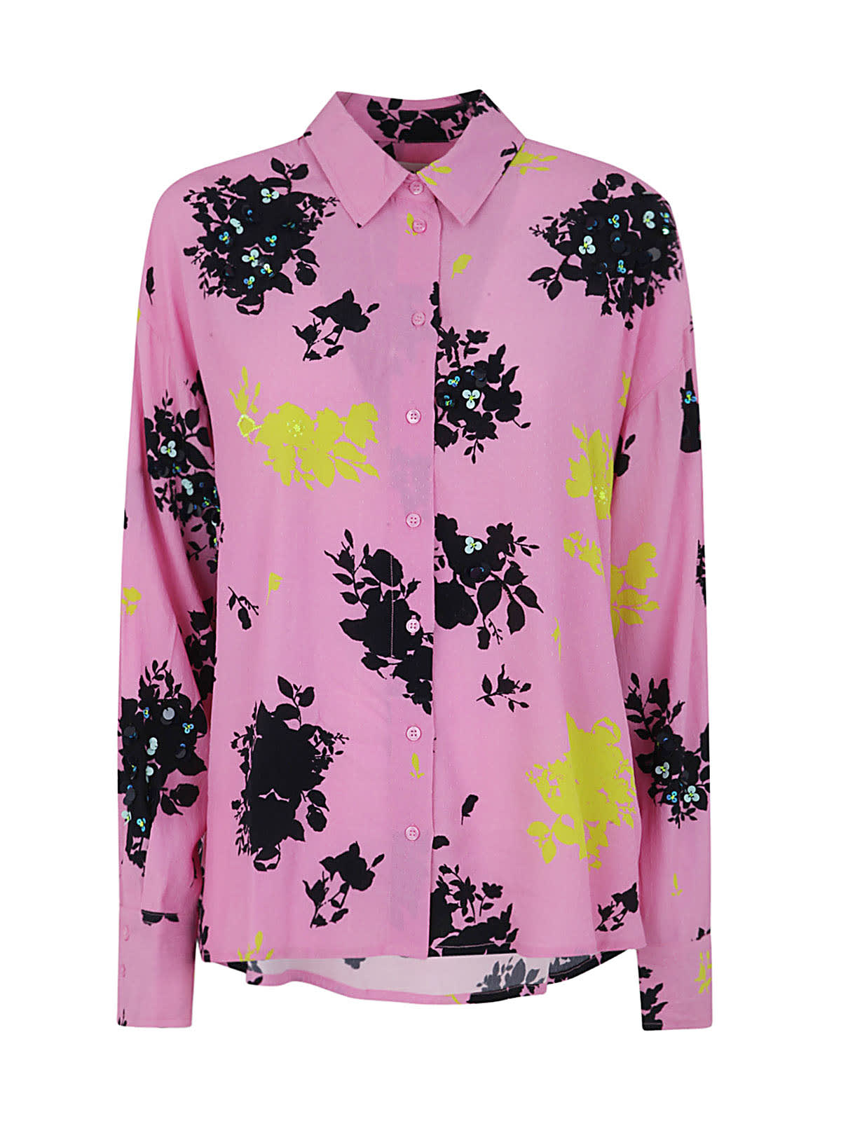 Essentiel Antwerp Damsel Floral Shirt In Pink | ModeSens