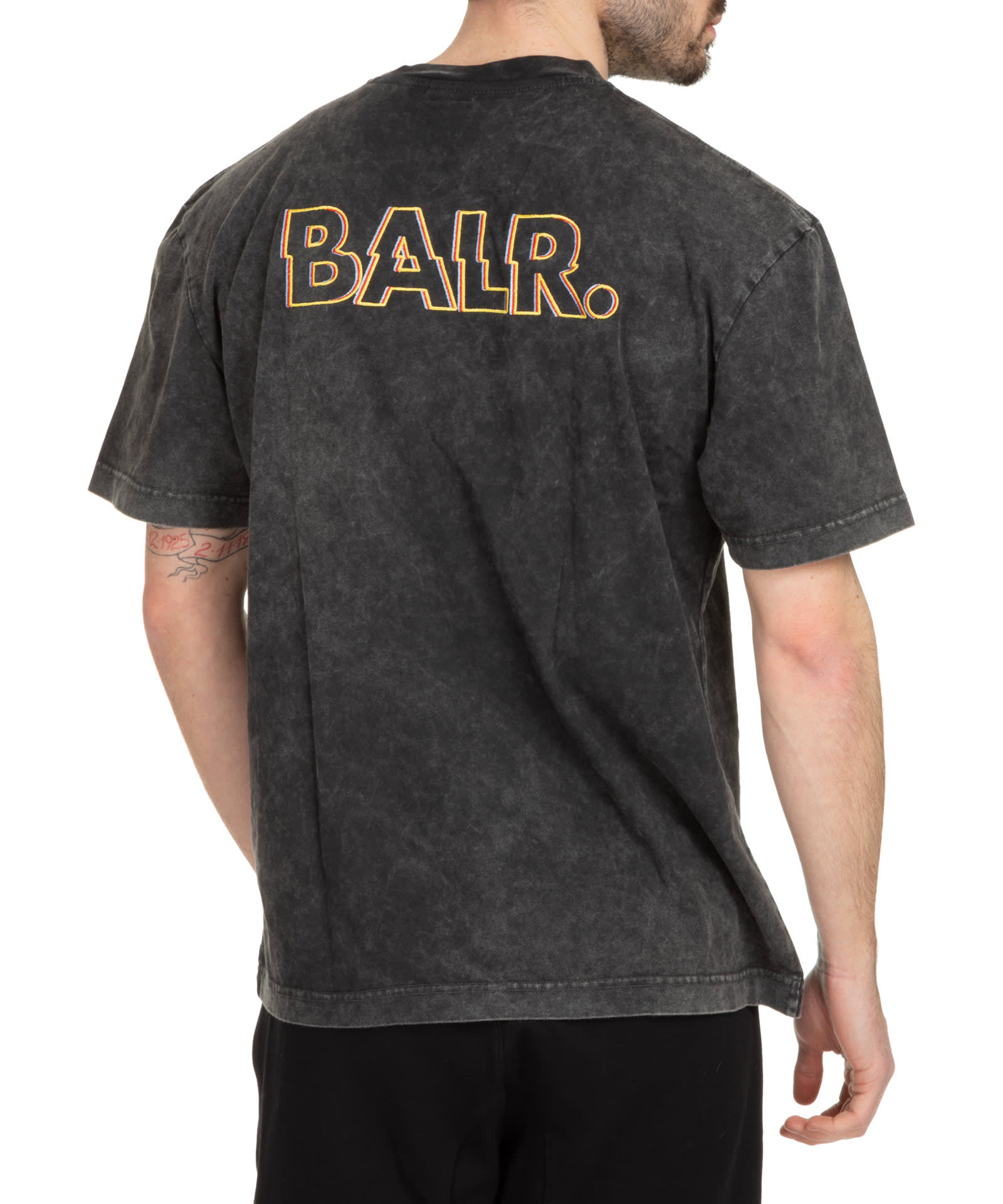 BALR. Joey Box Distorted Cotton T-shirt