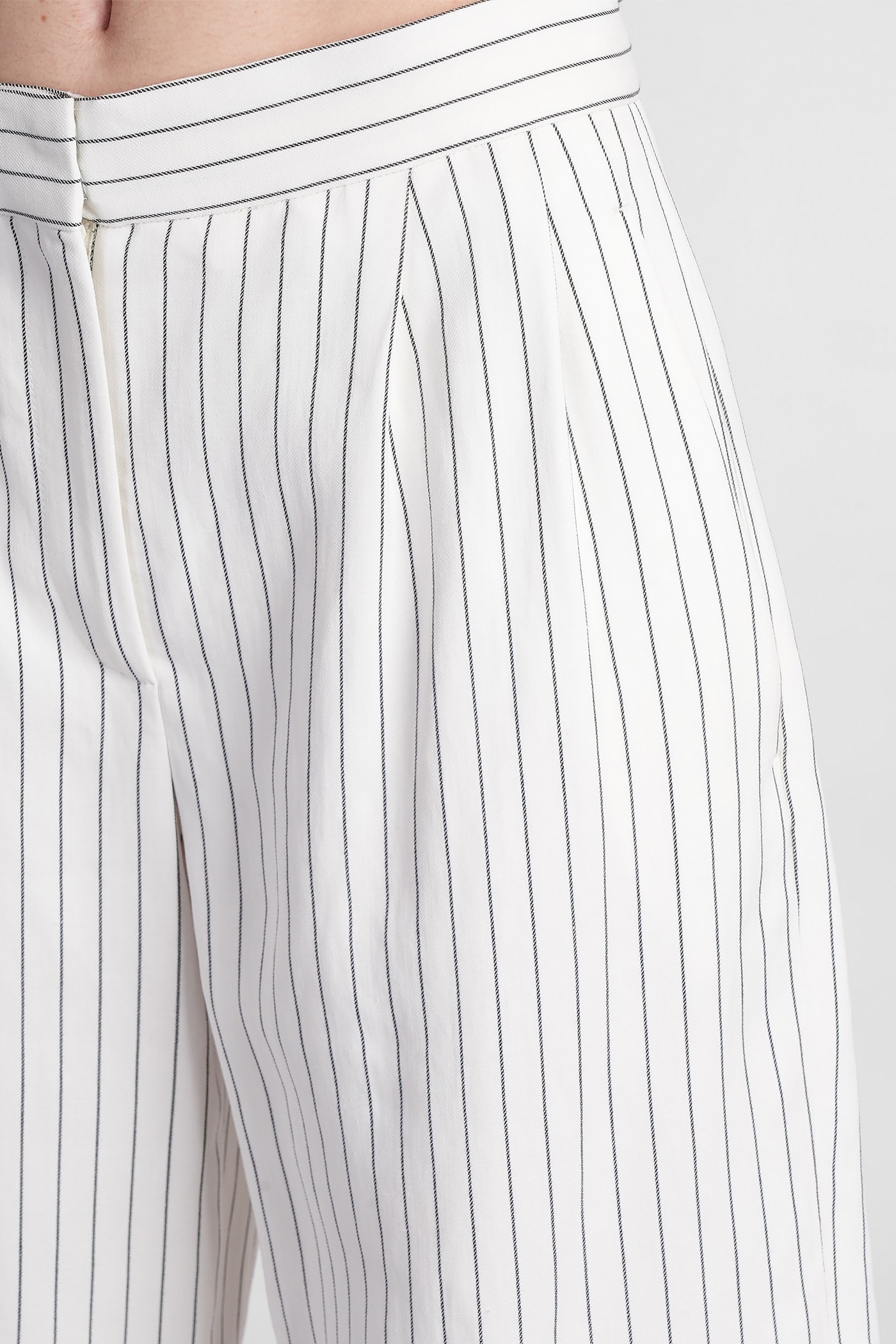Loulou Studio Piera Pants In White Viscose In White