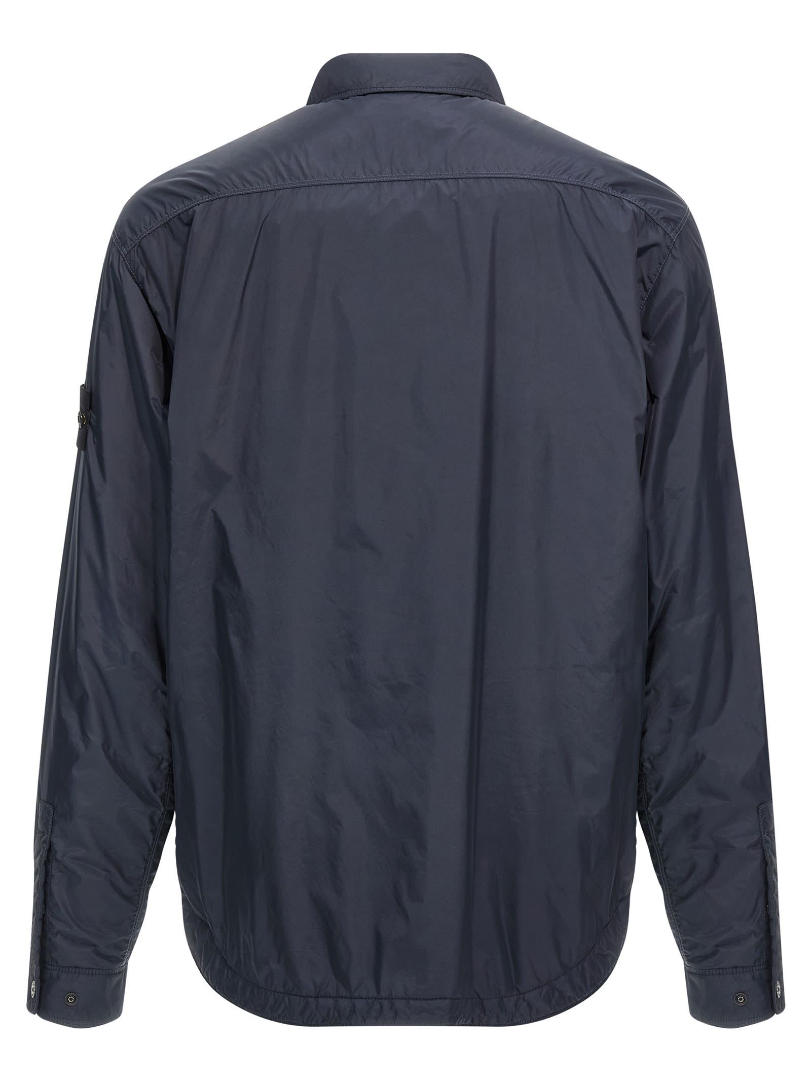 Stone Island Garment Dyed Crinkle Reps Ny Puffer Jackets Blue In Blue