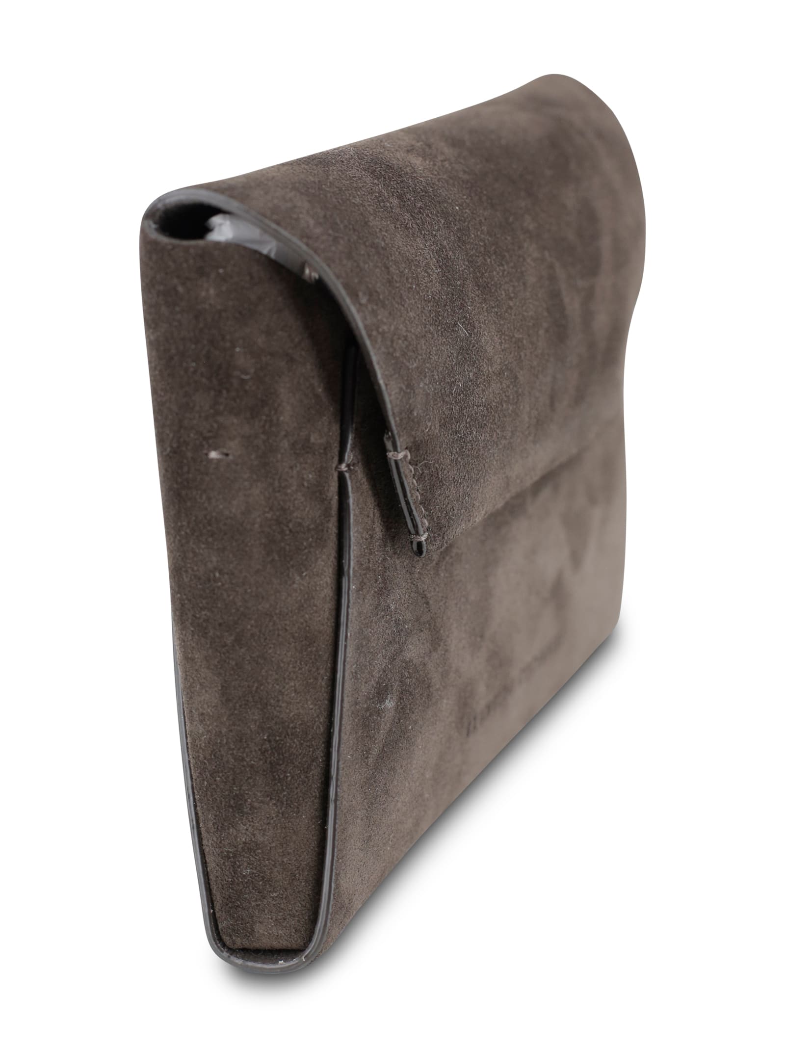 Brunello Cucinelli Bc Duo Clutch In Brown