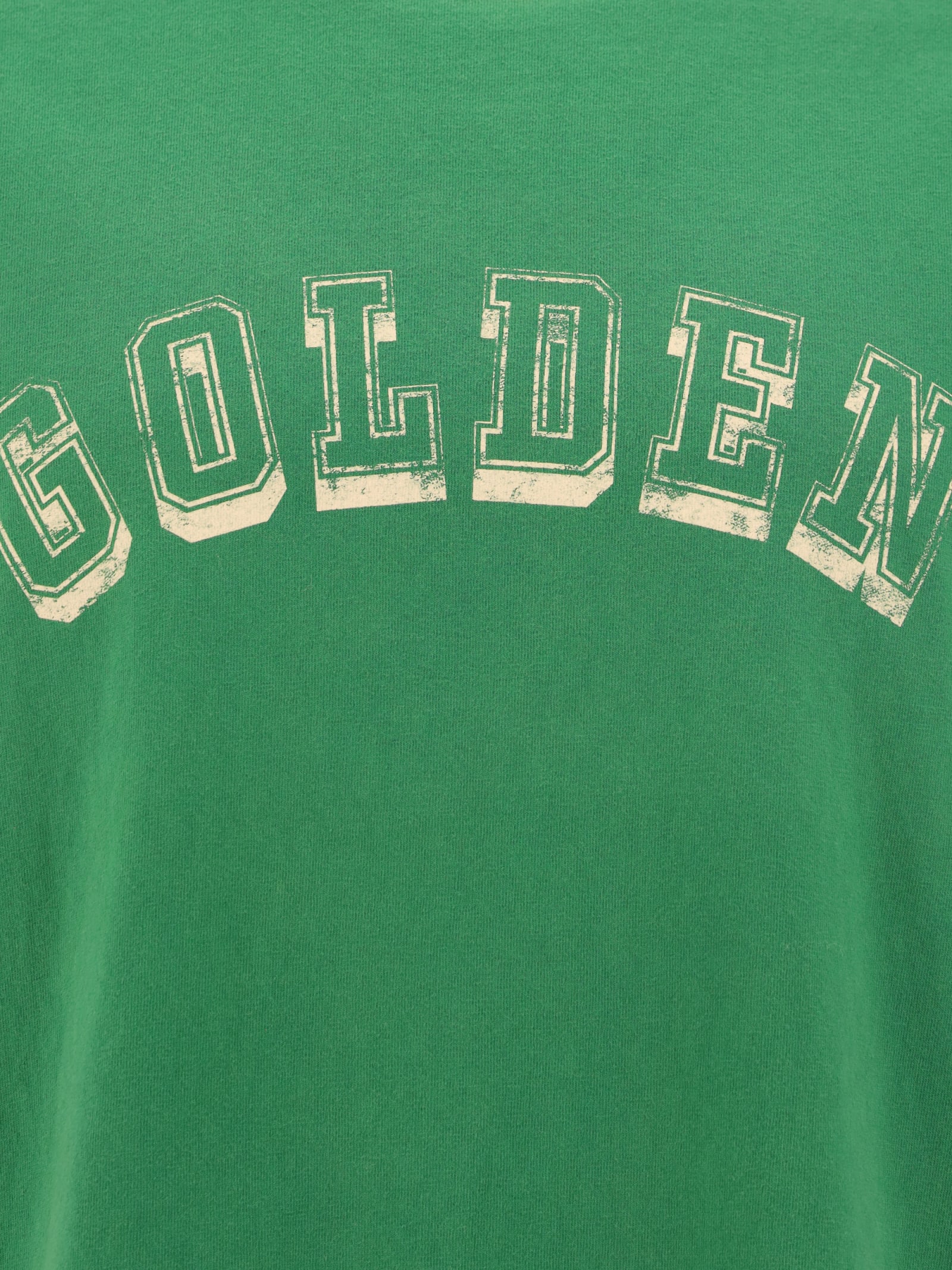 Shop Golden Goose T-shirt In Green/white