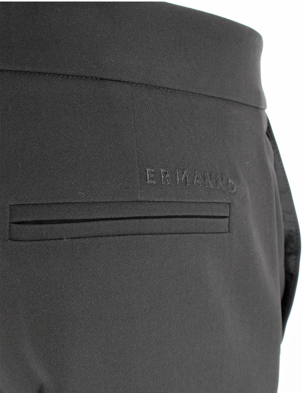 Shop Ermanno Firenze Trousers In Nero