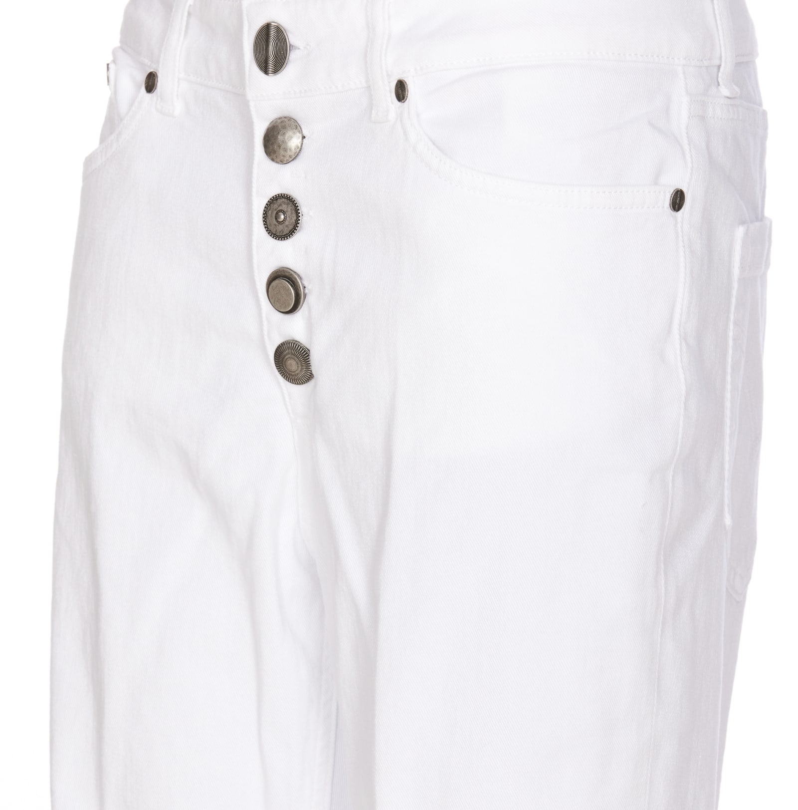 Dondup White Jeans In White