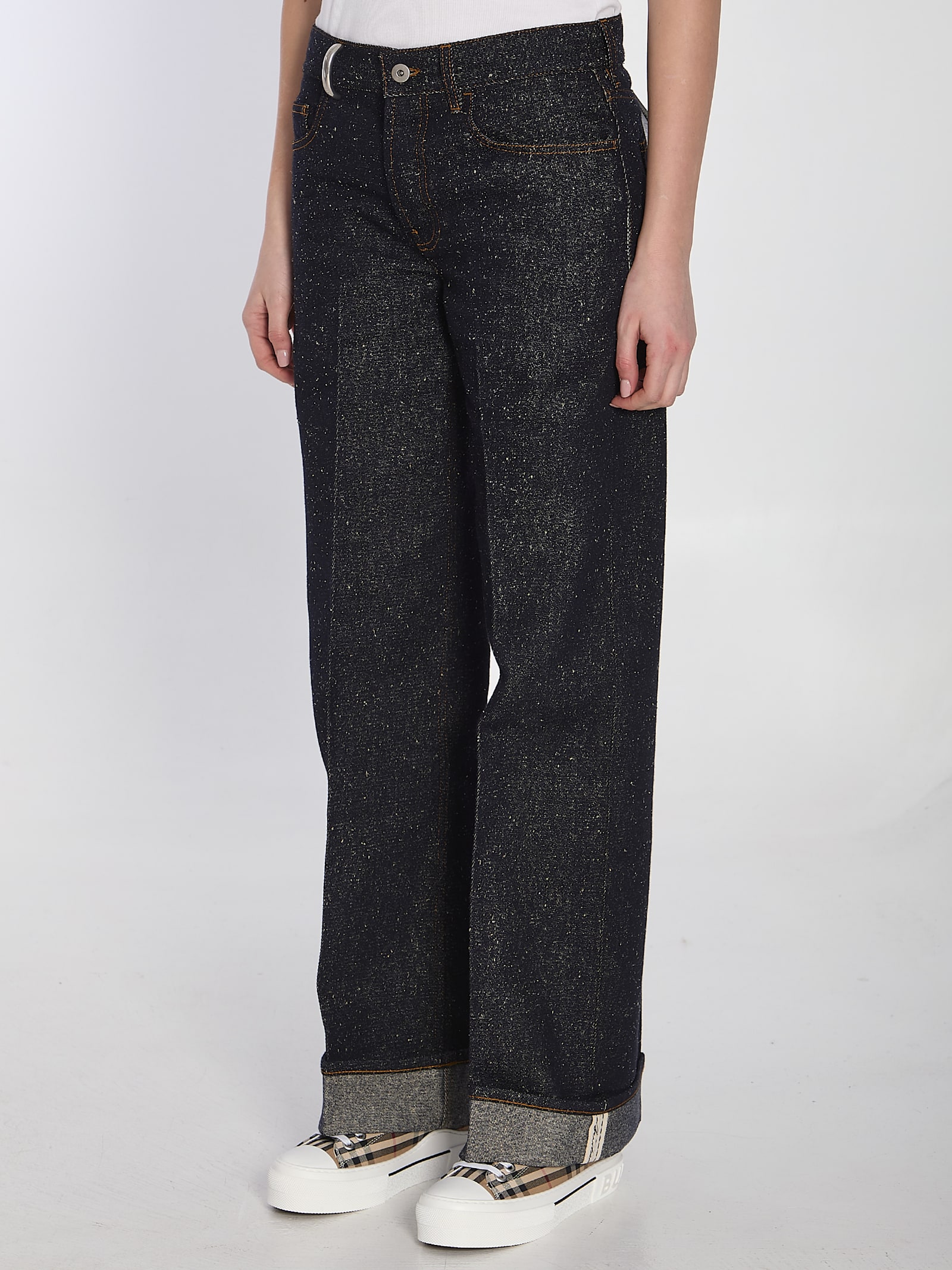 Burberry Straight Leg Jeans In Blue