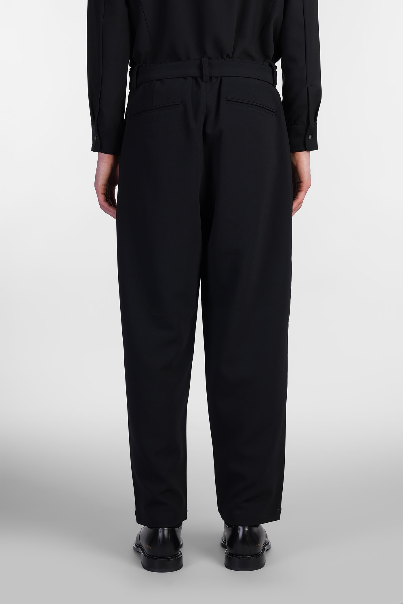 Attachment Black Tapered Trousers In Black