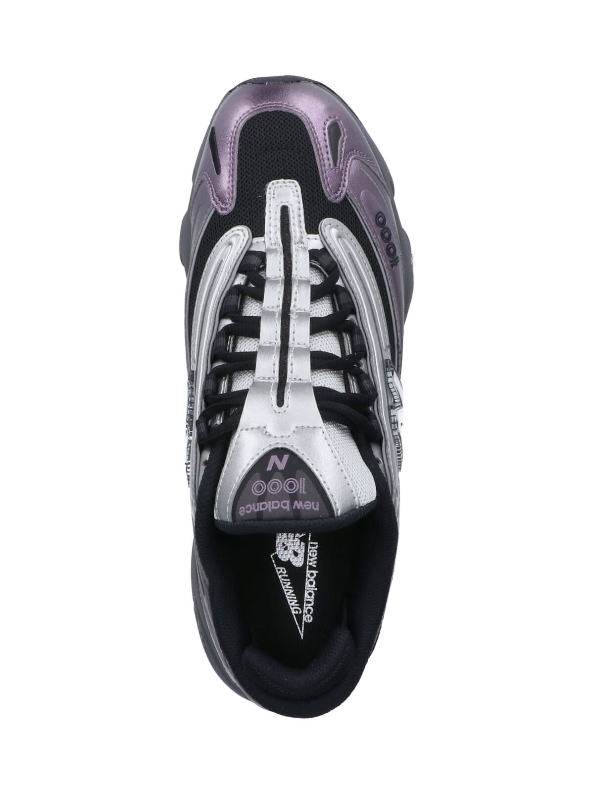 New Balance 1000 Sneakers Dark Ice Wine / Silver Metallic In Multi