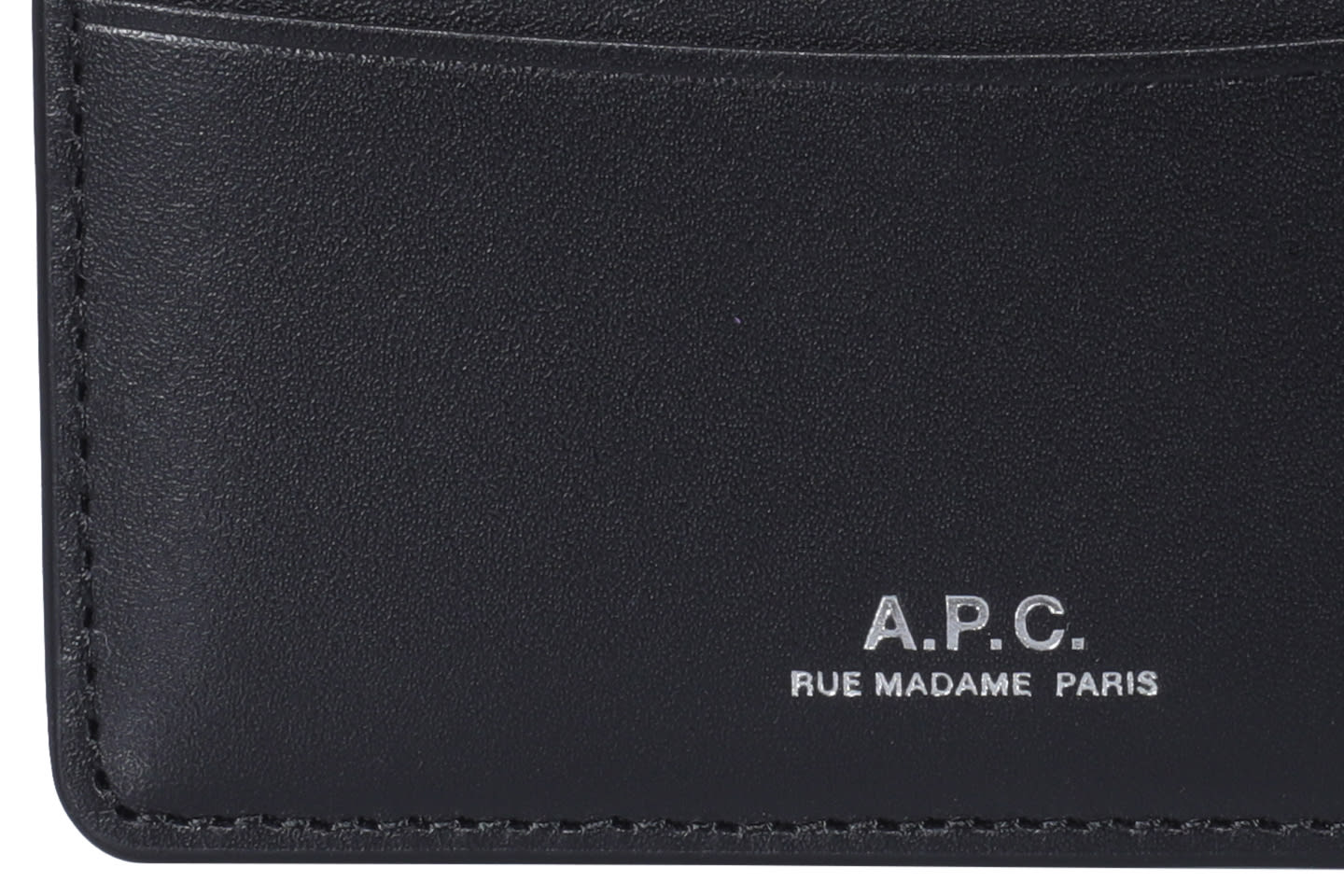Shop Apc Logo Cards Holder In Black