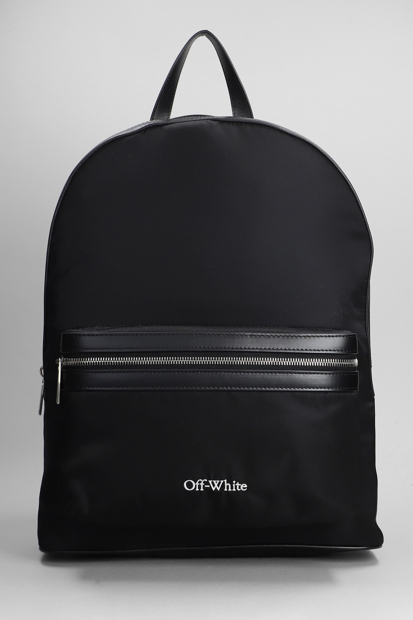 Shop Off-white Backpack In Black Polyamide