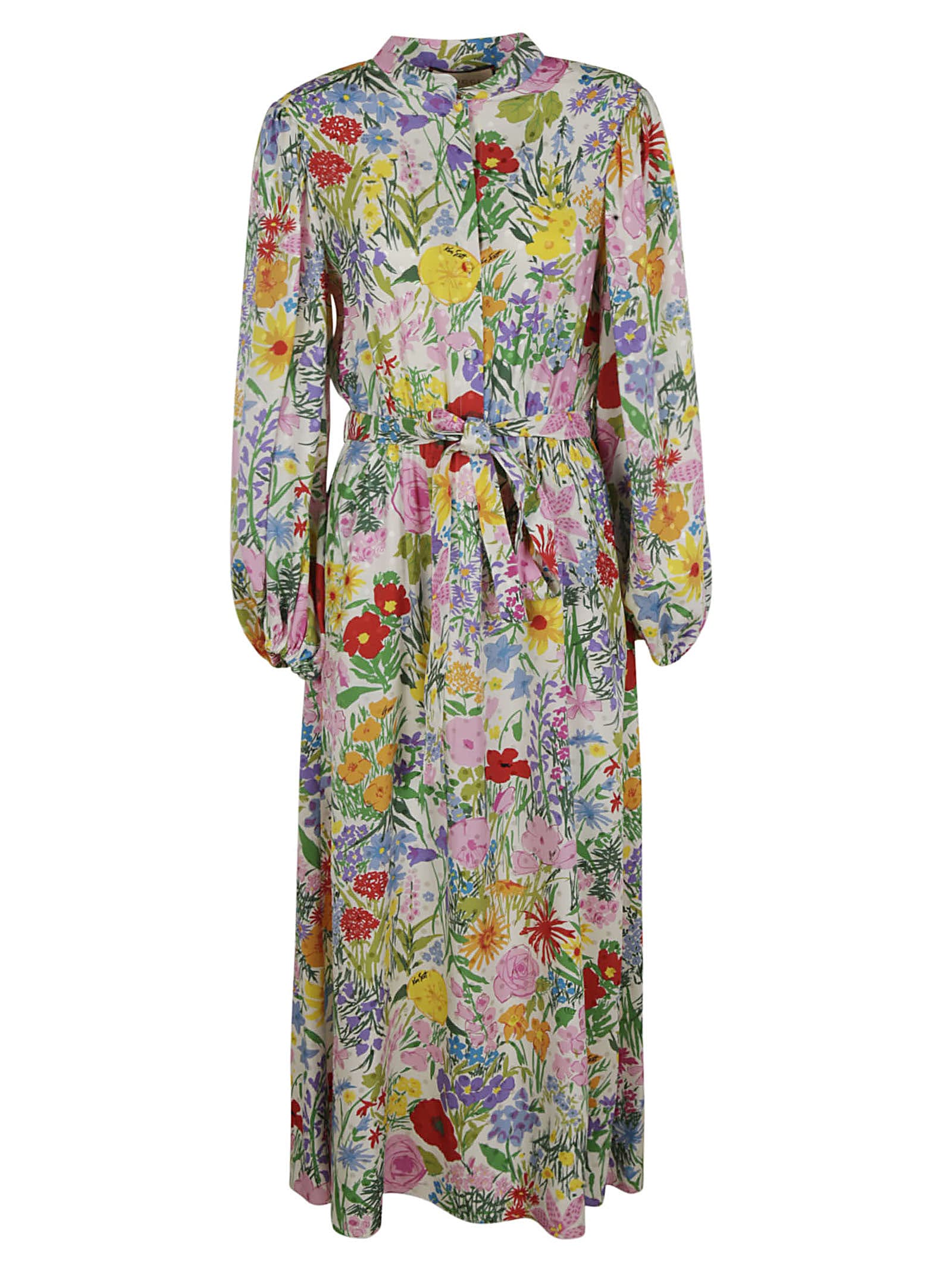 Gucci Floral Print Long Dress
