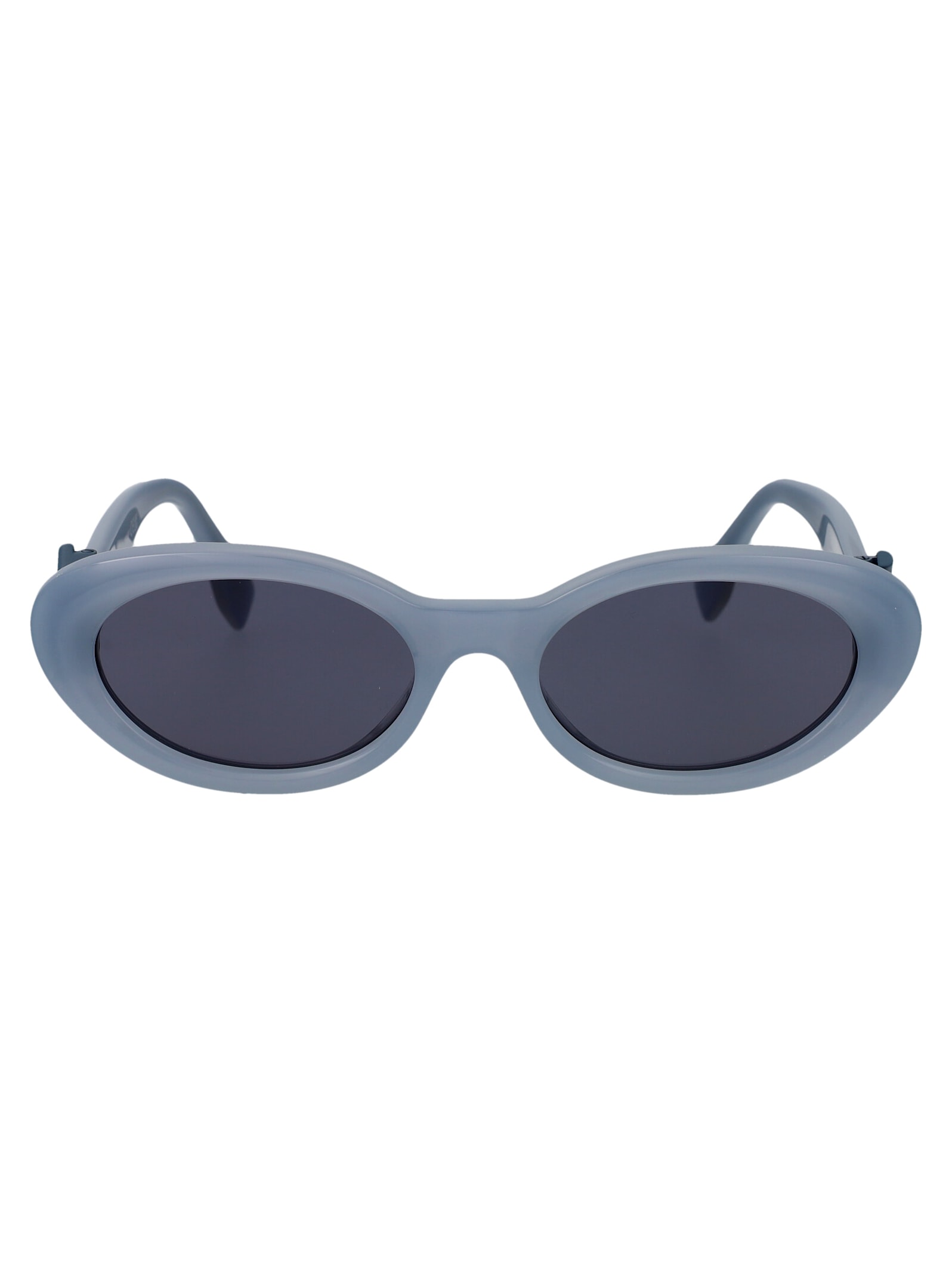 Shop Fendi Ff Diamonds Sunglasses In Crystal Grey