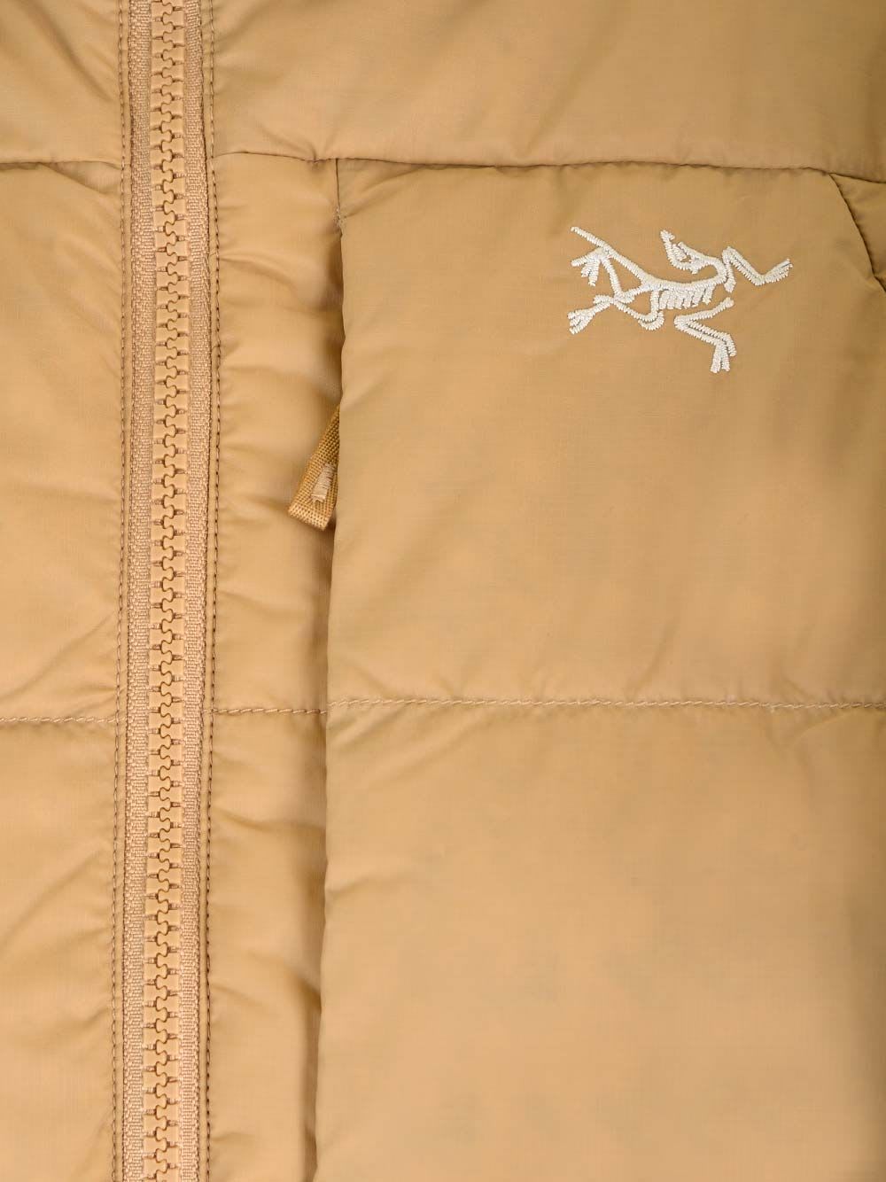 Shop Arc'teryx Thorium Long Puffer In Beige