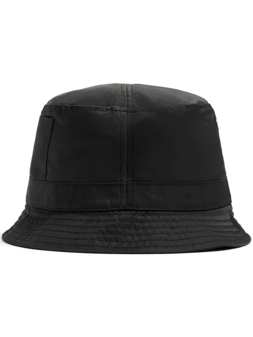 Shop Jacquemus Logo Detailed Bucket Hat In Black