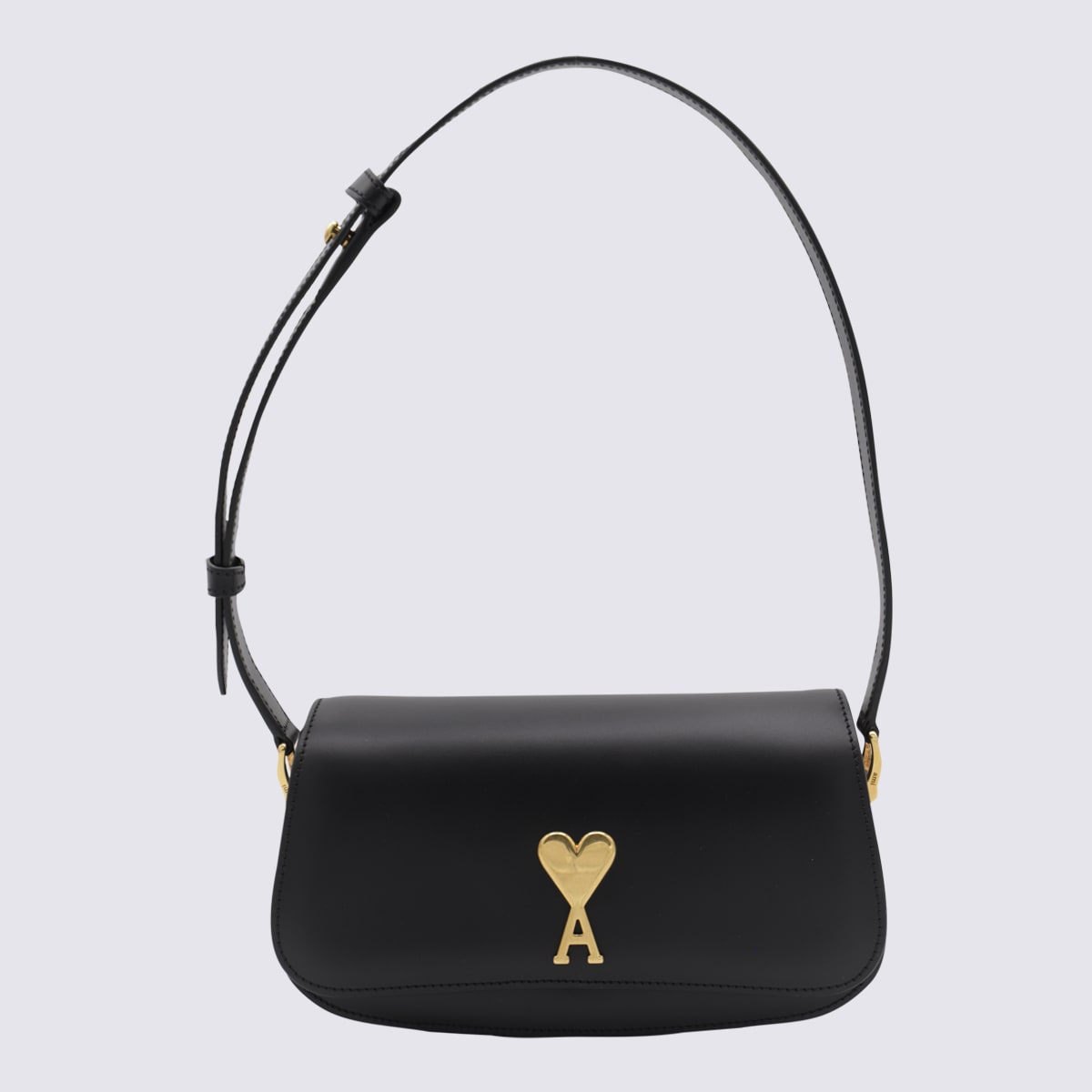 Black Leather Shoulder Bag