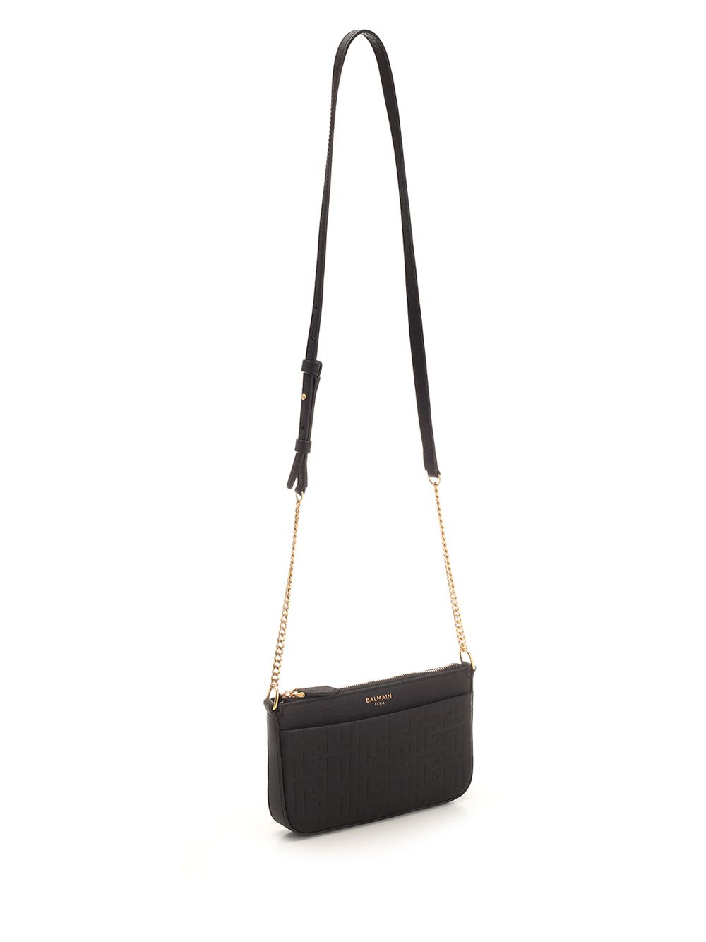 Shop Balmain 1945 Mini Soft Bag In Black