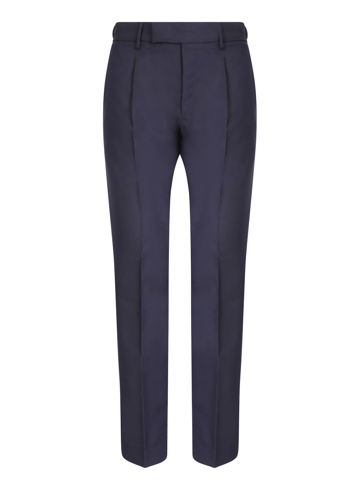 Pt01 Skinny Tailored Trousers In Blue