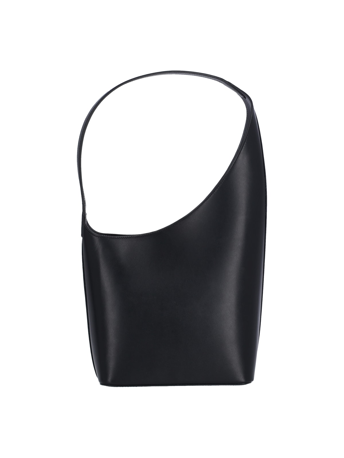 Shop Aesther Ekme Demi Lune Shoulder Bag In Black