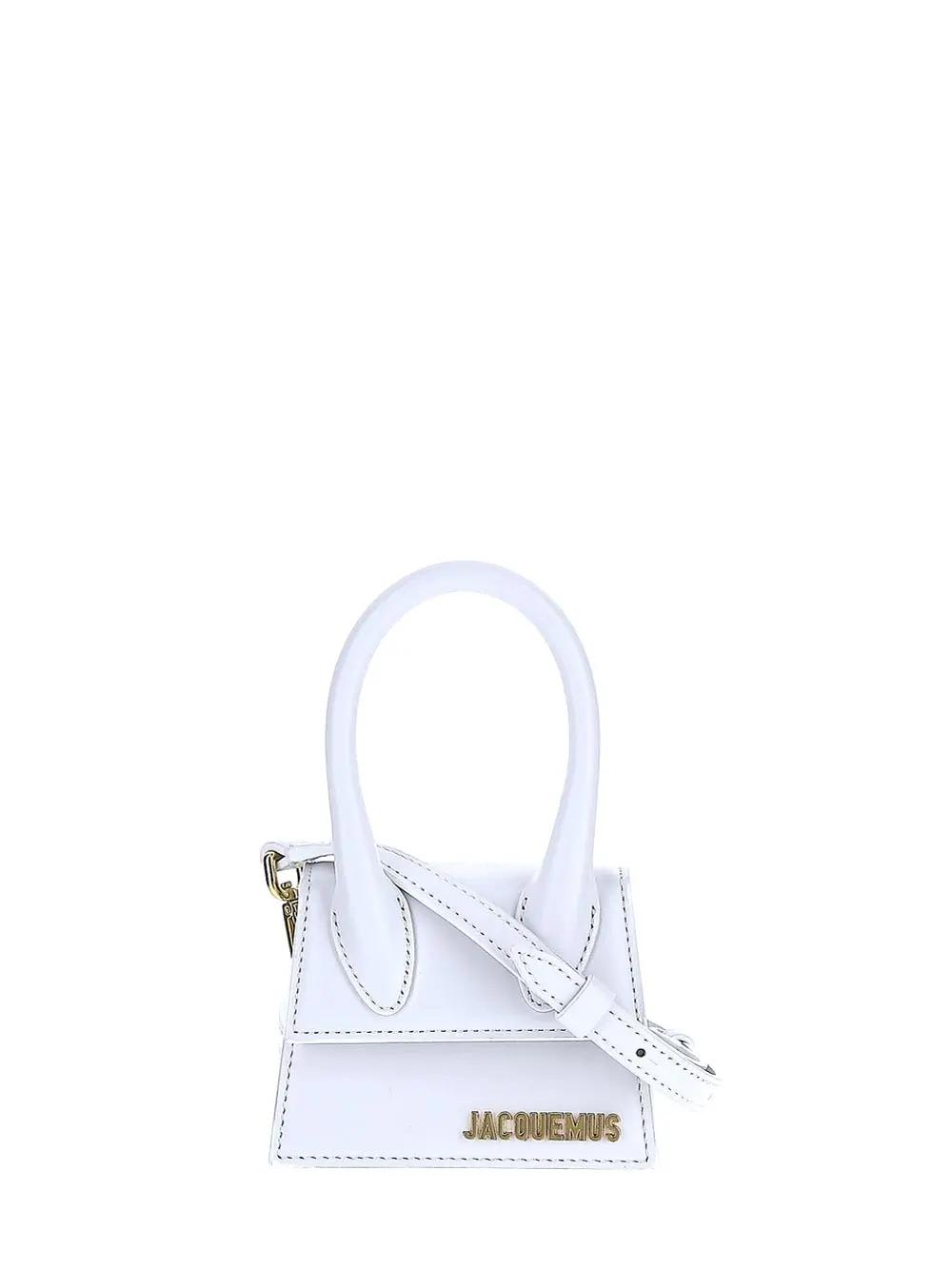 Shop Jacquemus Le Chiquito Mini Bag In White