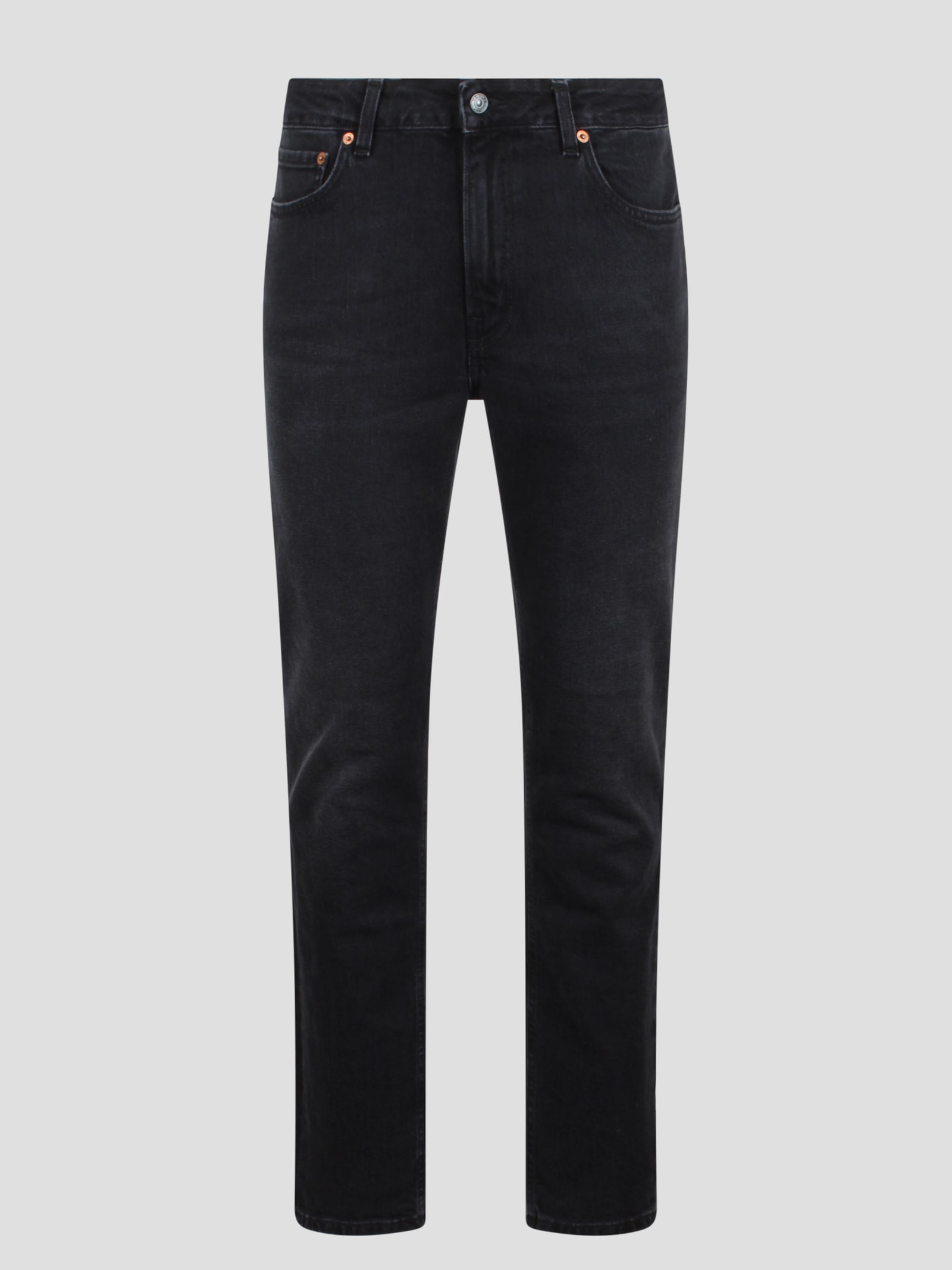 Cleveland Zip Soft Black Denim Jeans