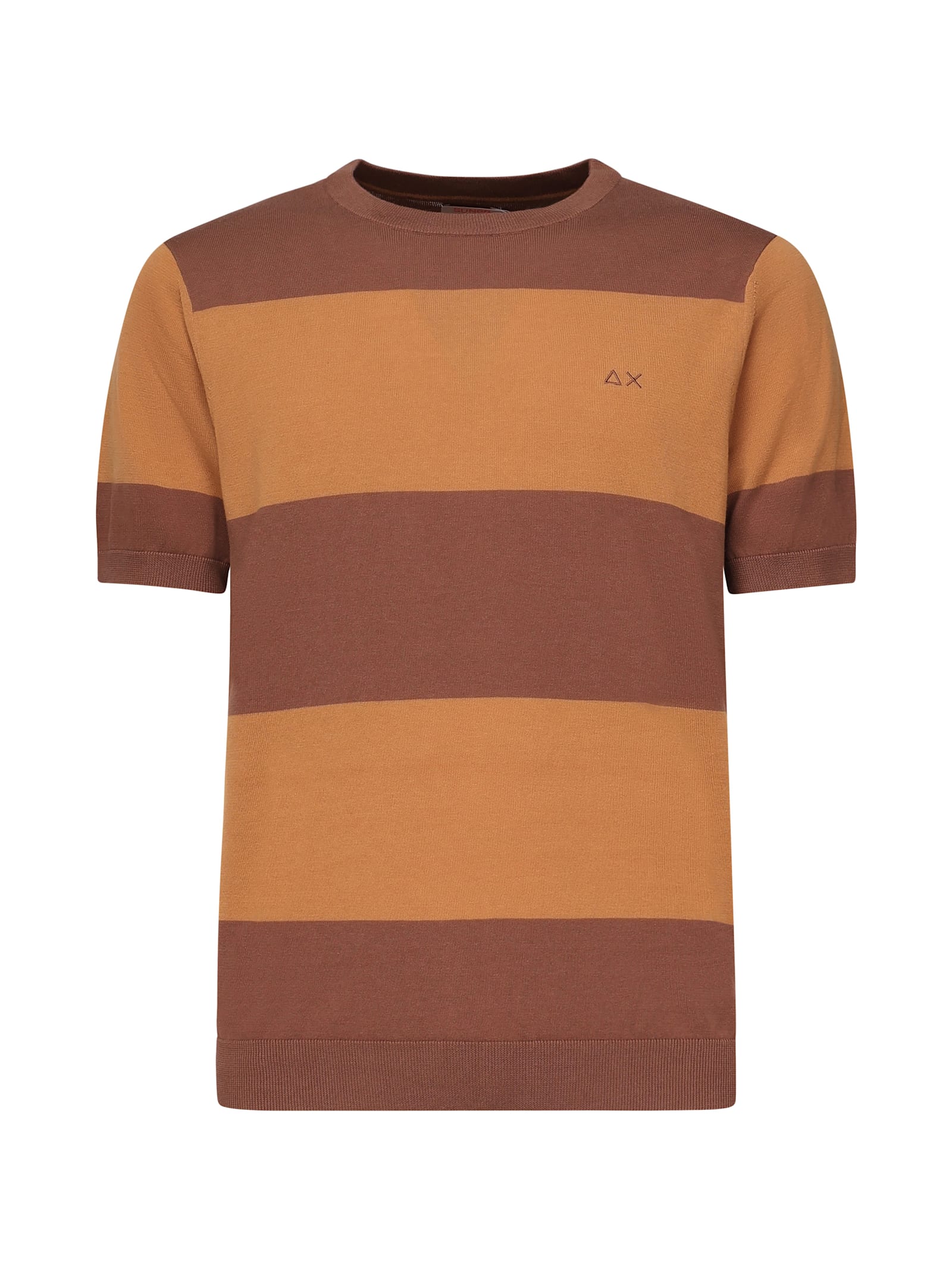 Striped T-shirt With Logo