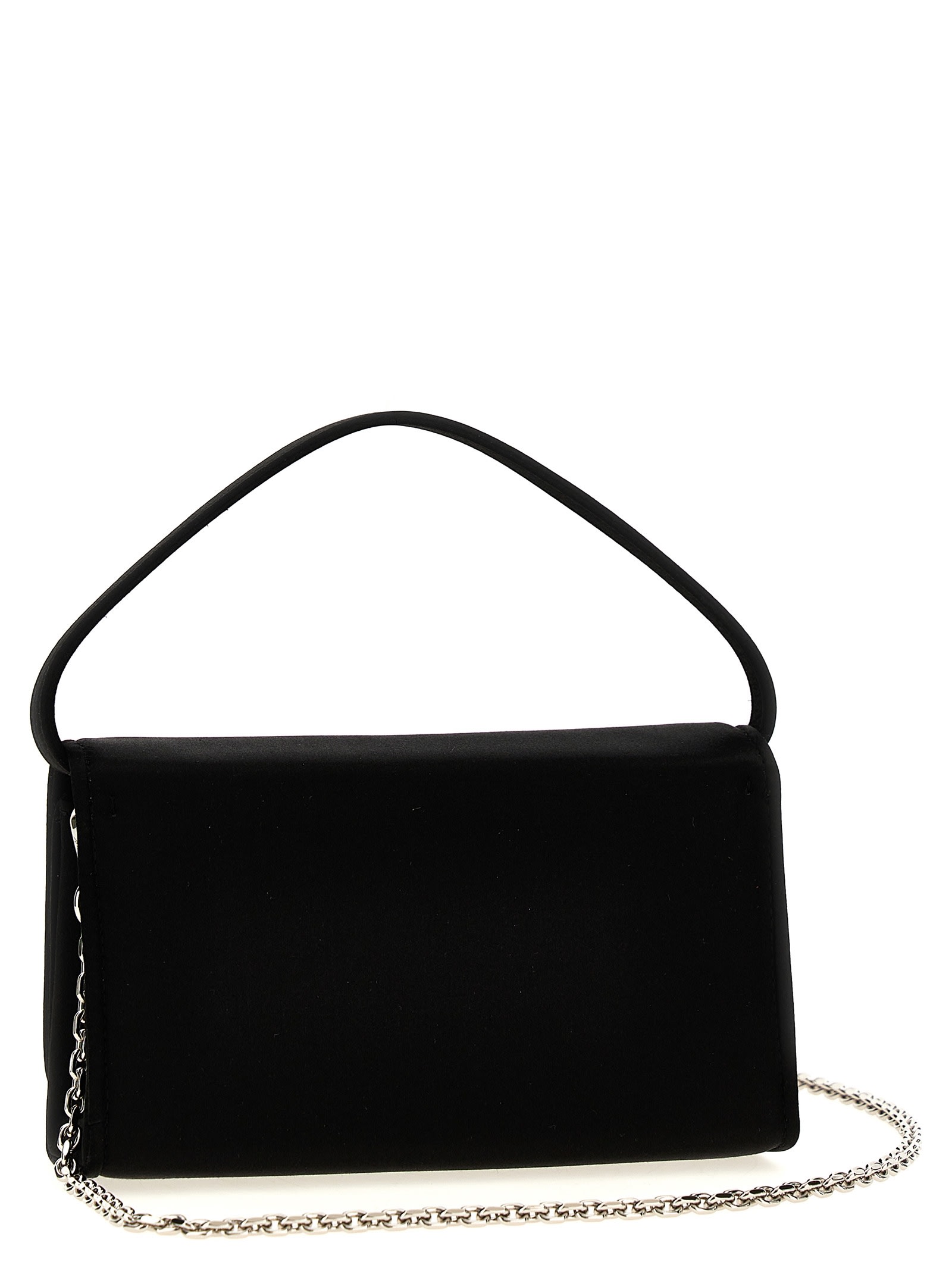Roger Vivier Pilgrim Micro Handbag In Black