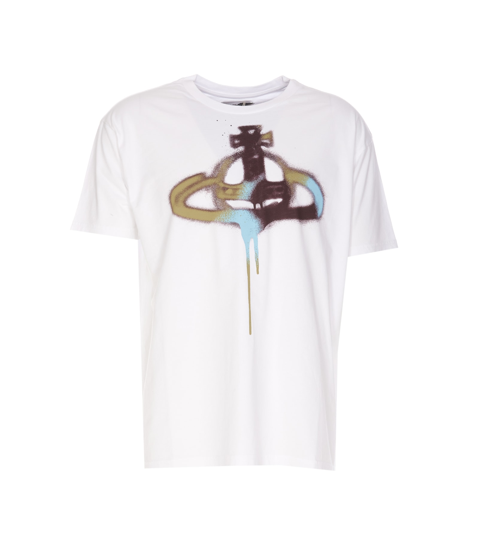 Vivienne Westwood Spray Orb Classic T-shirt In White