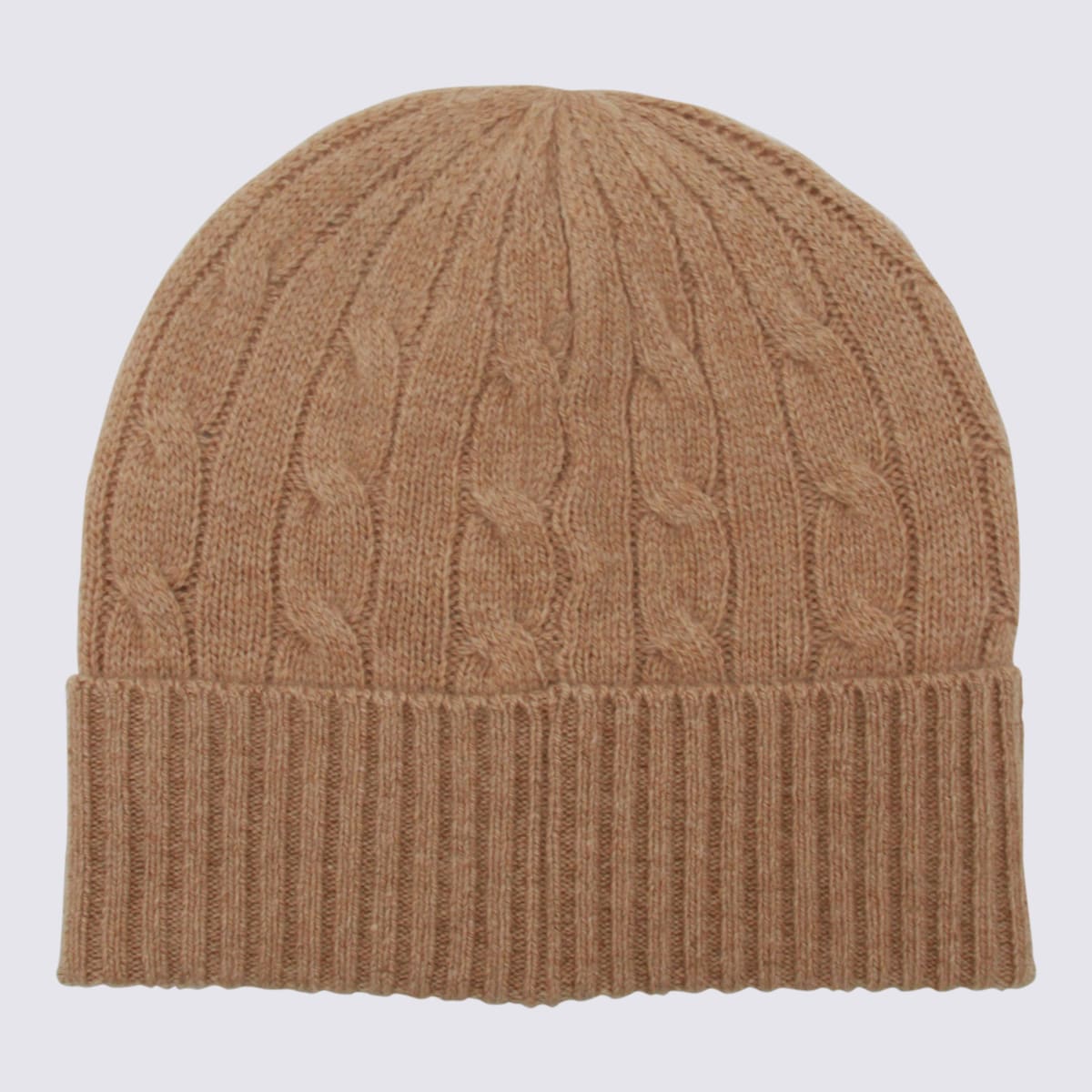 Ralph Lauren Camel Wool Hat In Brown