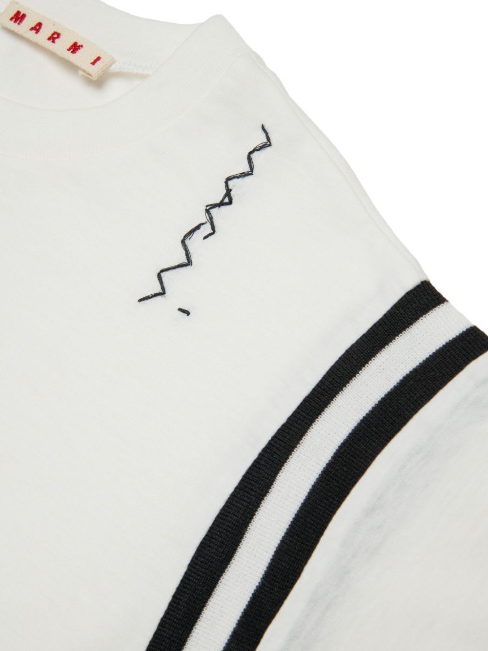 Marni Kids White Crew-neck In White