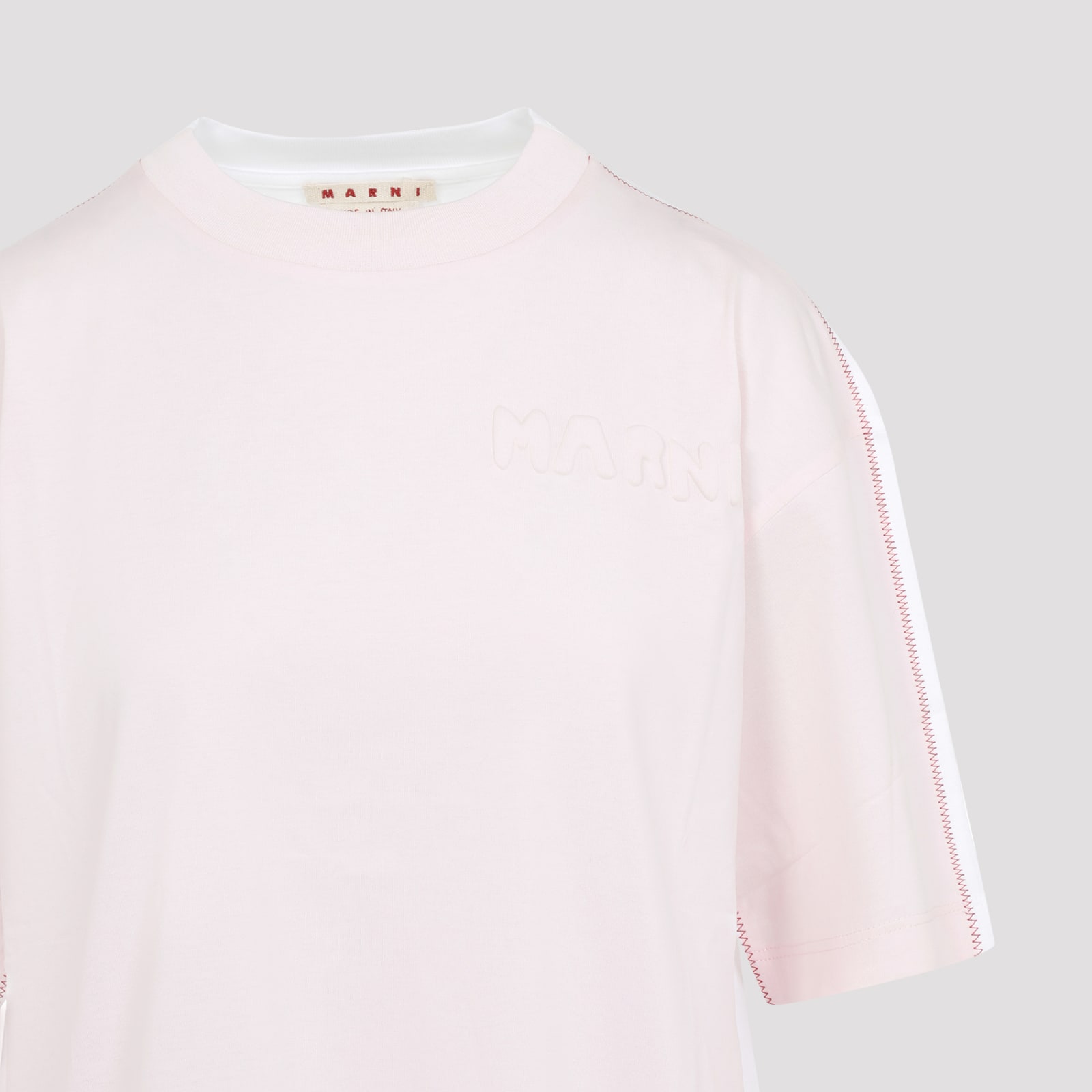 Shop Marni T-shirt In Light Pink