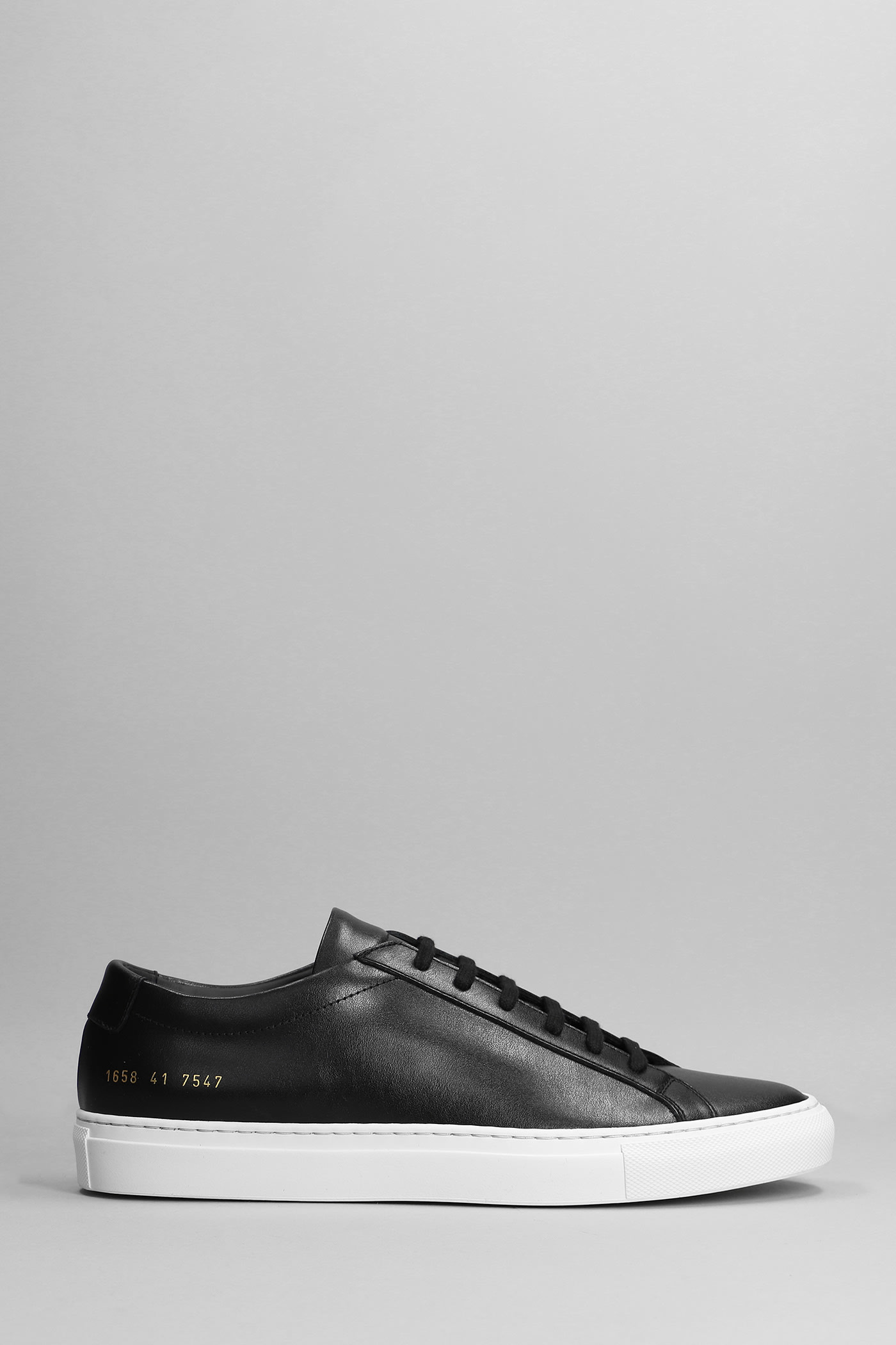 Common Projects Achilles Sneakers In Black Leather