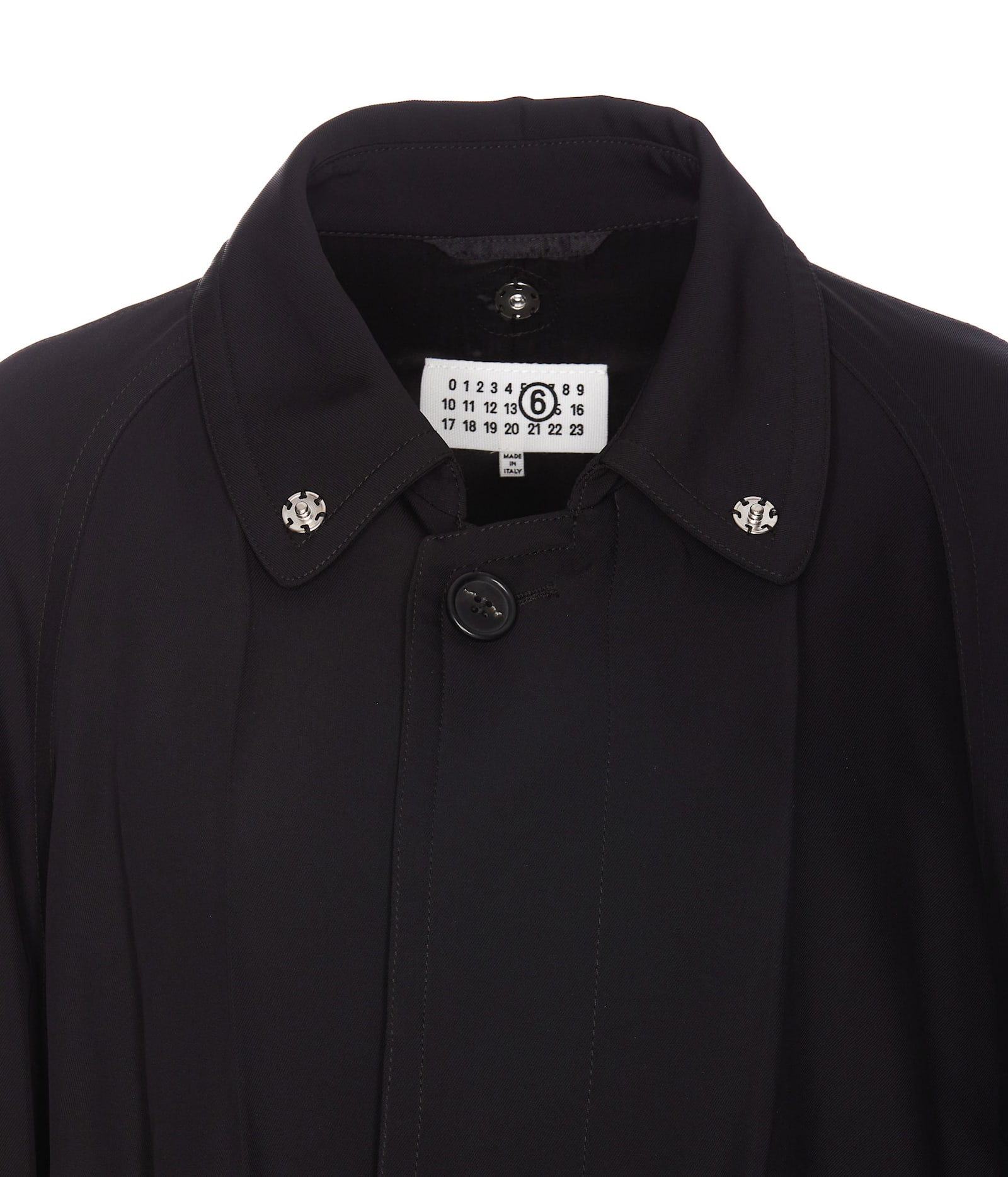 Shop Mm6 Maison Margiela Logo Sportsjacket In Black