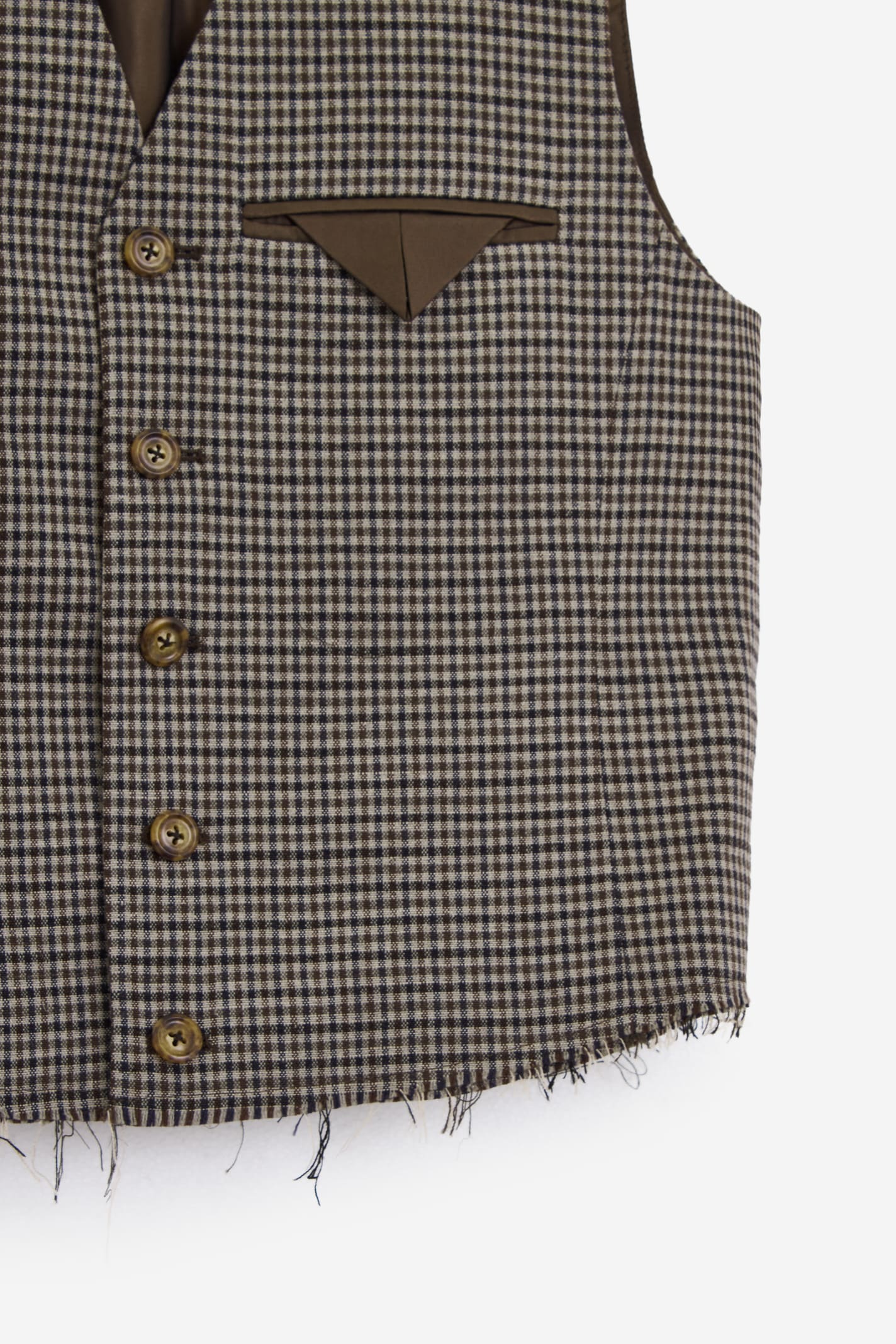 Shop Our Legacy Cut Waistcoat Vest In Multicolor