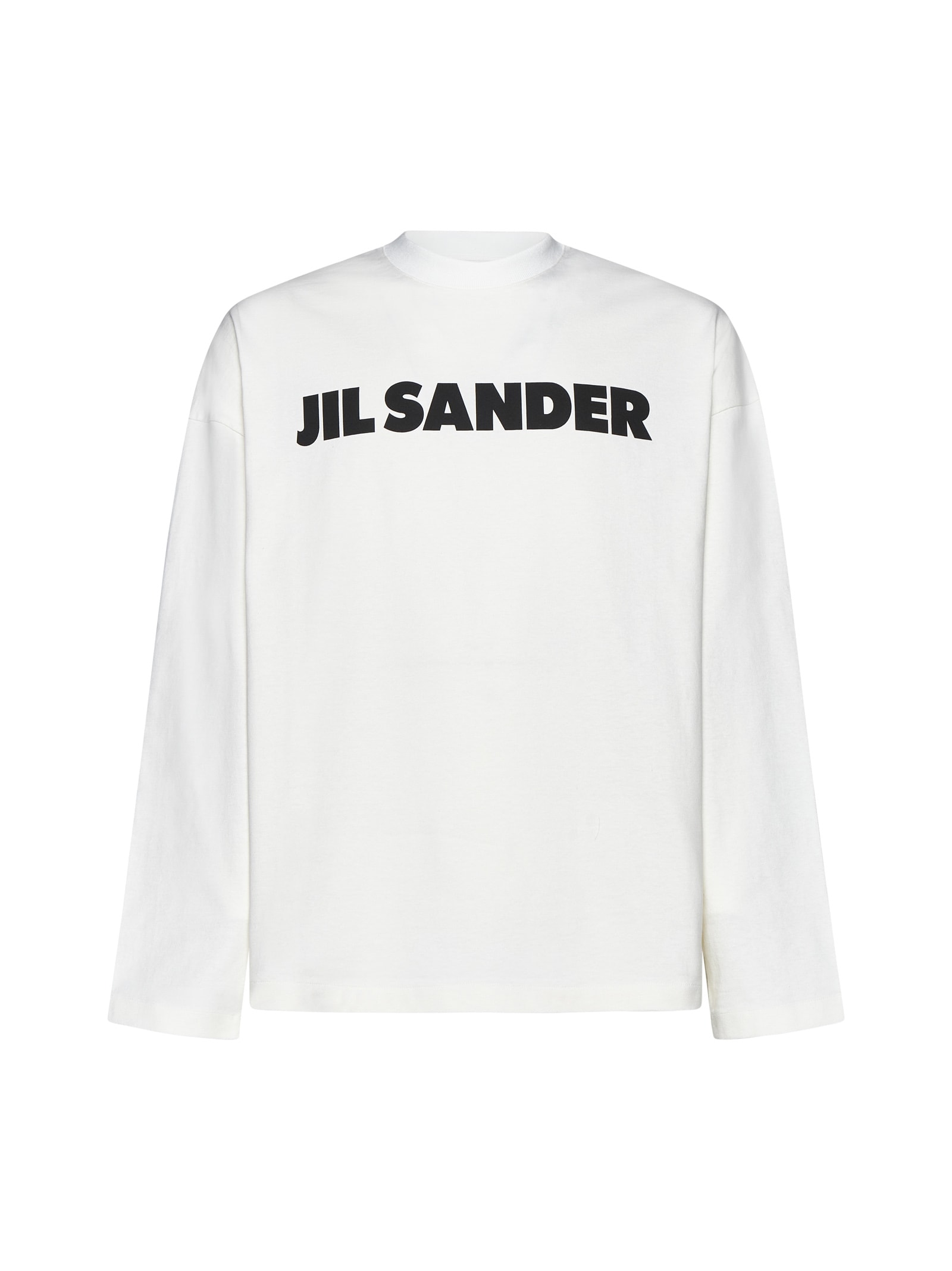 Shop Jil Sander T-shirt In Porcelain