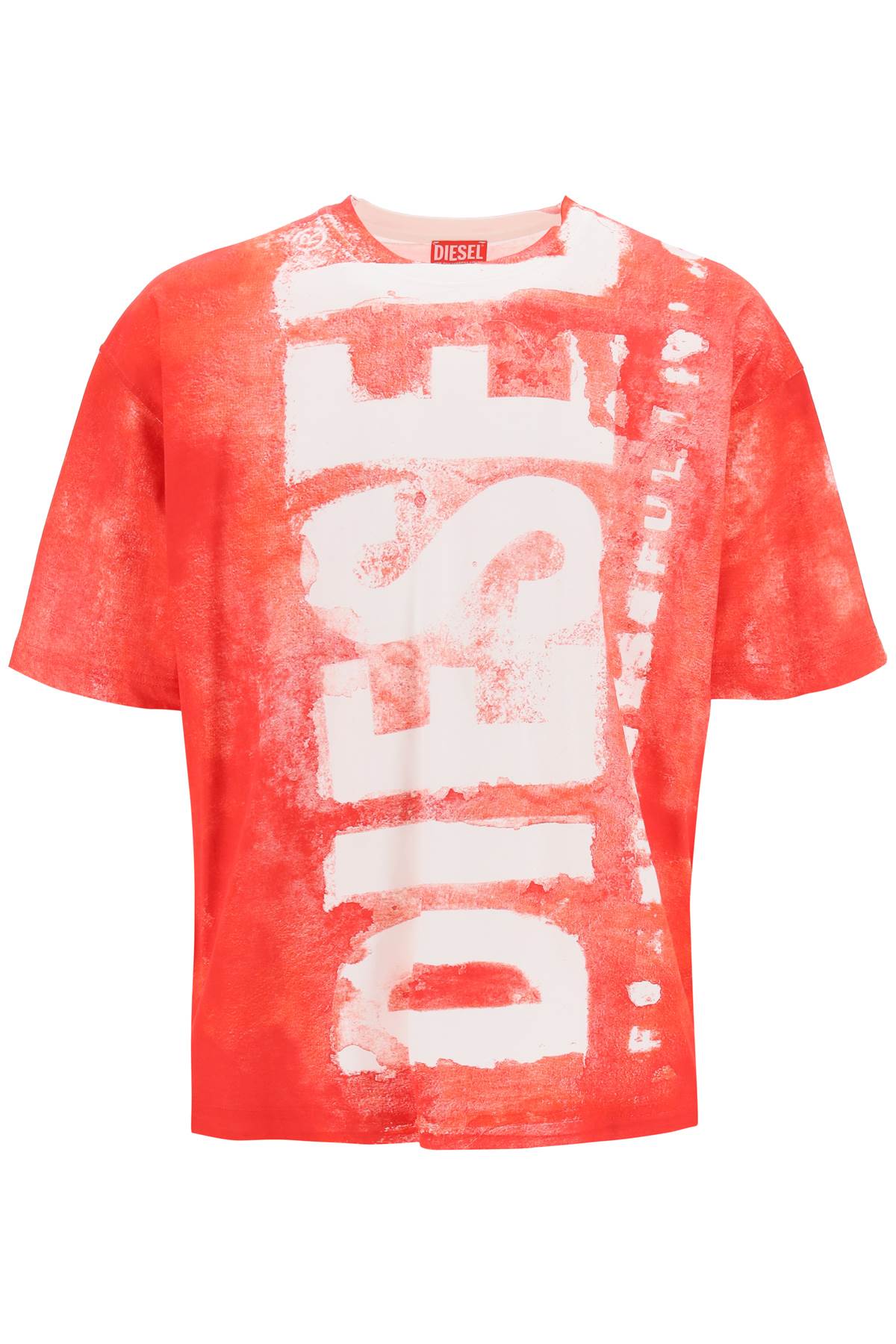 Printed T-shirt With Oversized Logo
