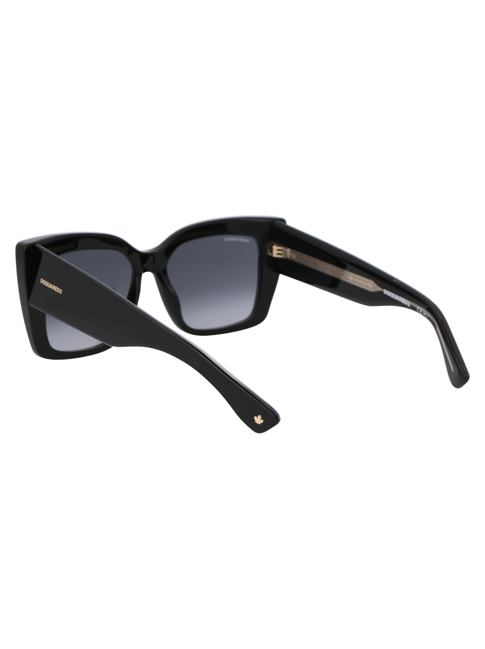 Shop Dsquared2 D2 0017/s Sunglasses In 2m29o Black Gold