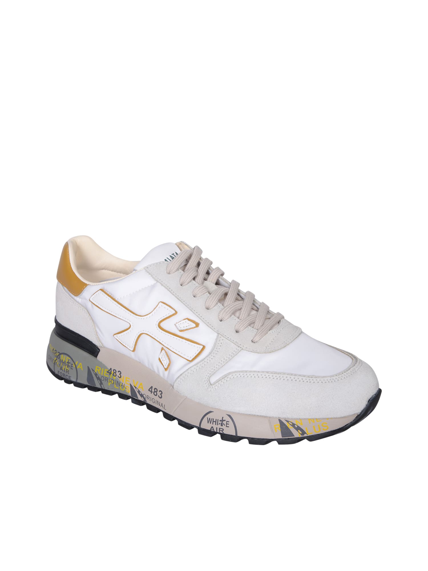 Shop Premiata Mick Bianco Sneakers In White