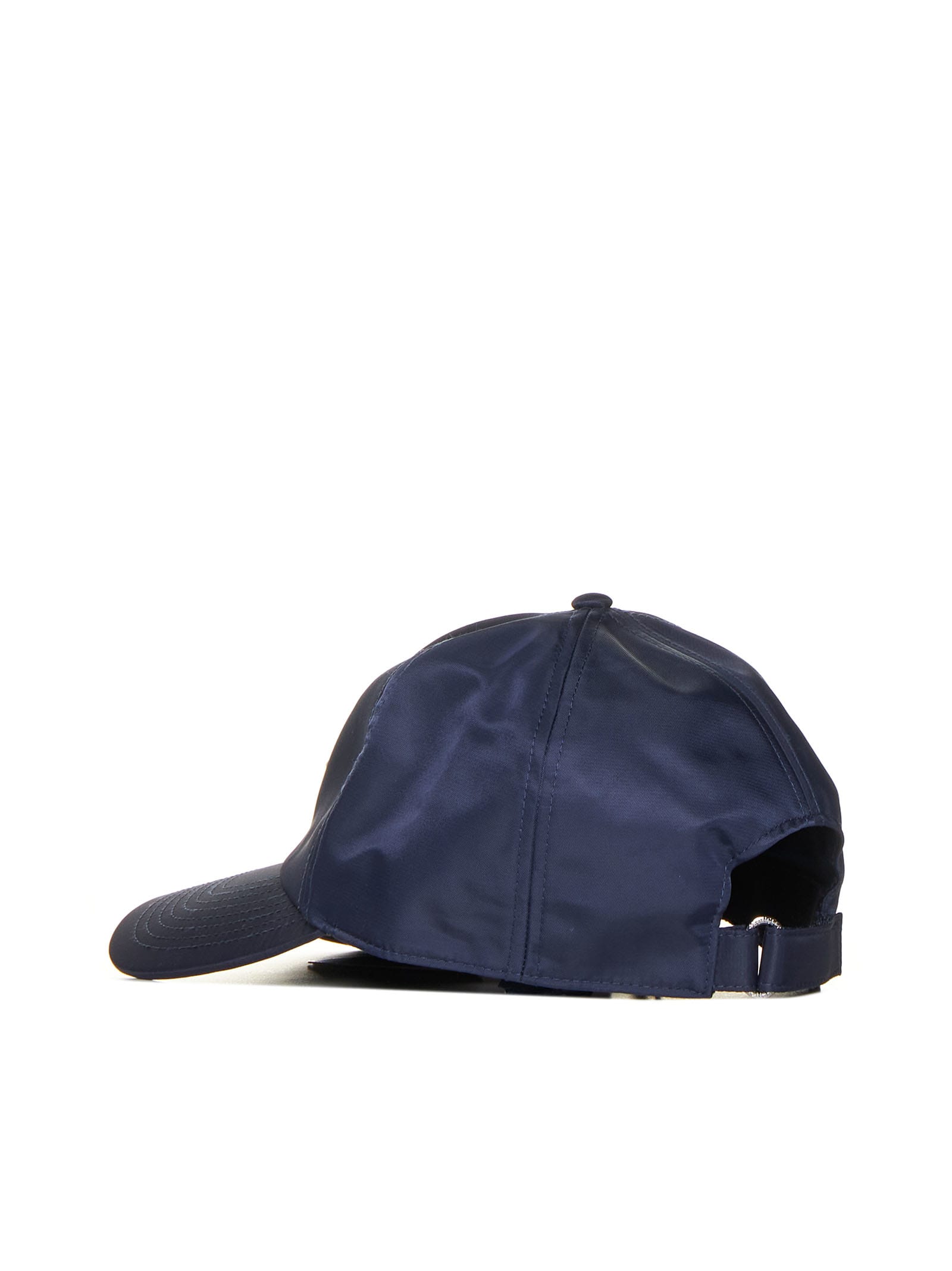 Shop Moncler Hat In Blue