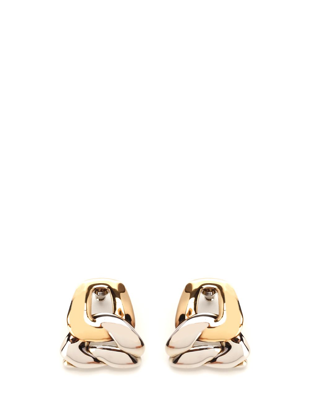 Shop Alexander Mcqueen Chain Earrings In Gold