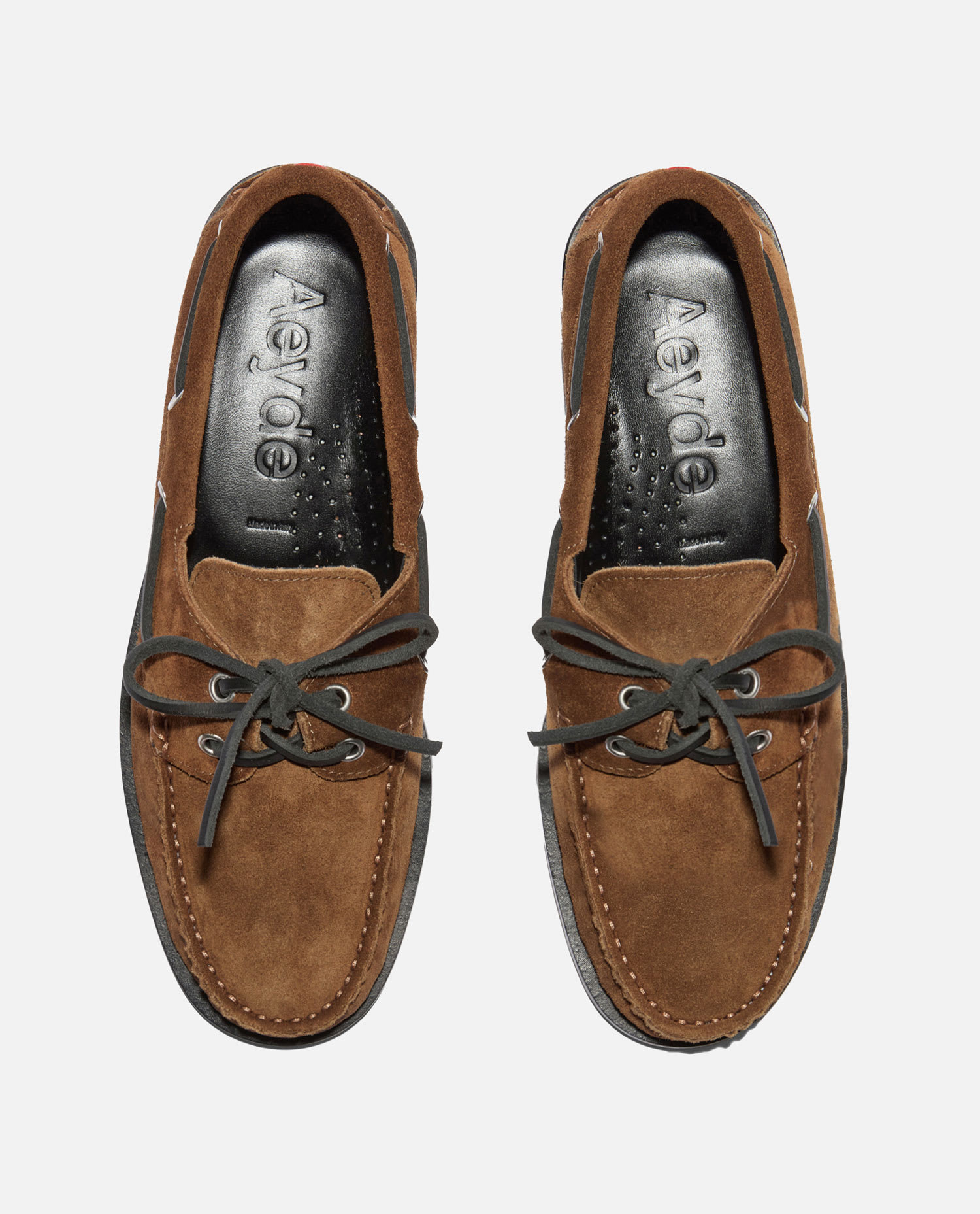 Aeyde Harris Cow Suede Leather Tobacco Loafers Tobacco In Brown