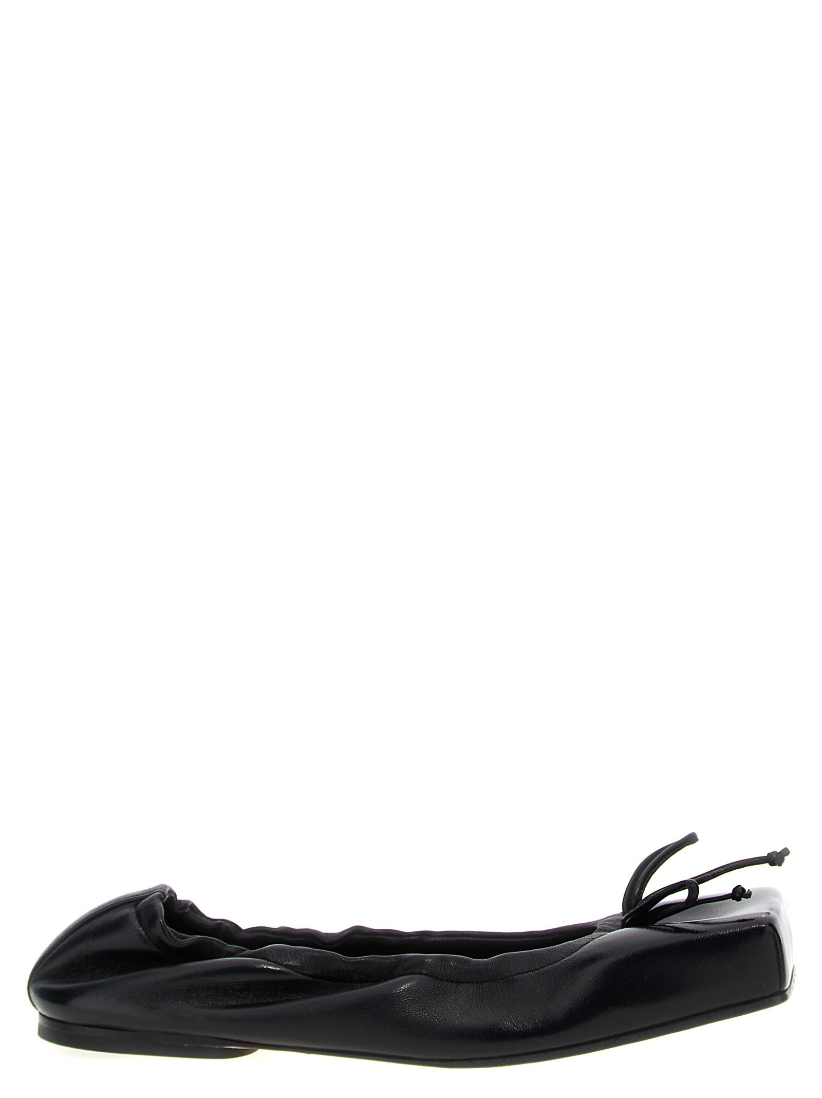 Shop Jacquemus Les Ballerines Ballet Flat Shoes In Black